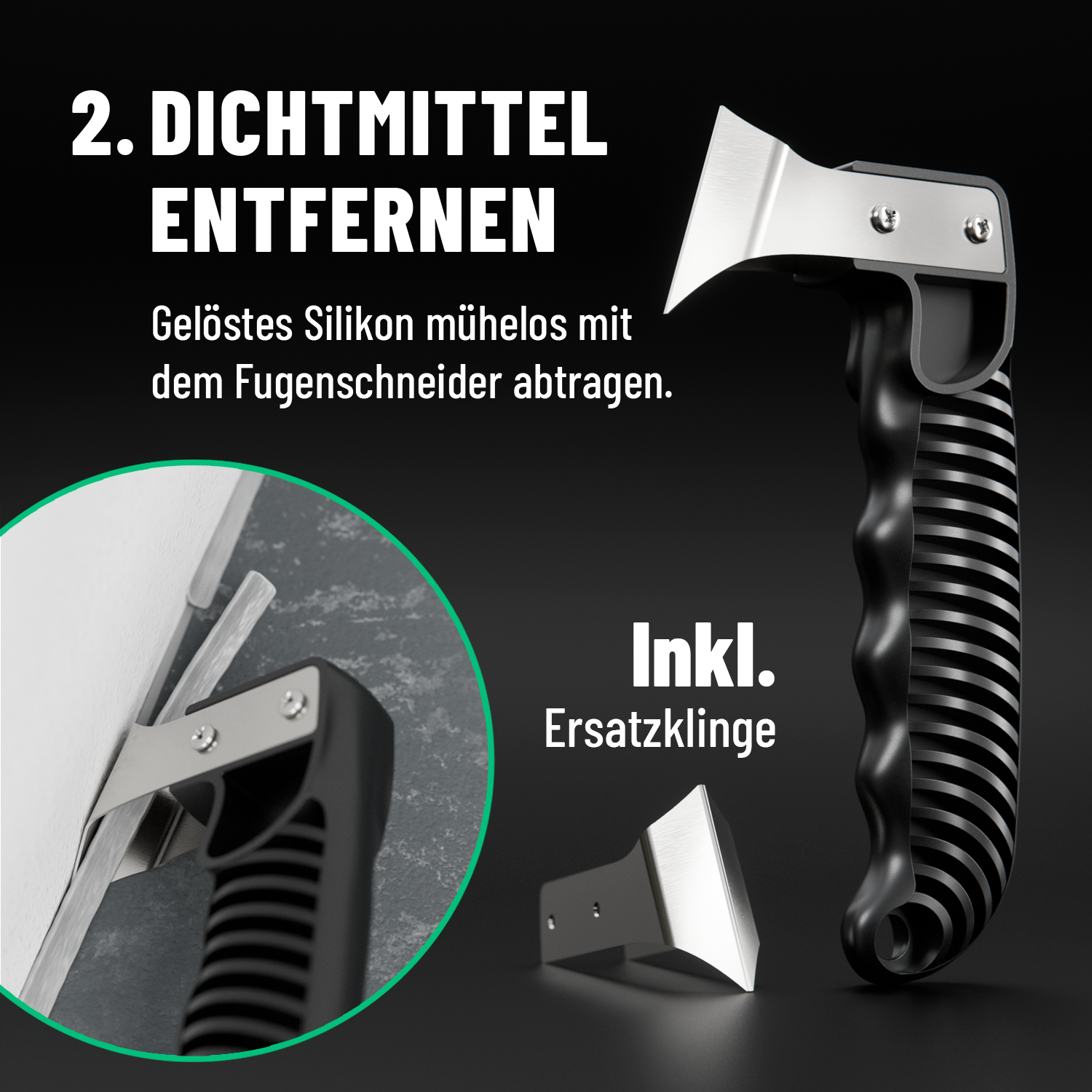 25-teiliges Set Silikonentferner Werkzeug & Silikon Abzieher