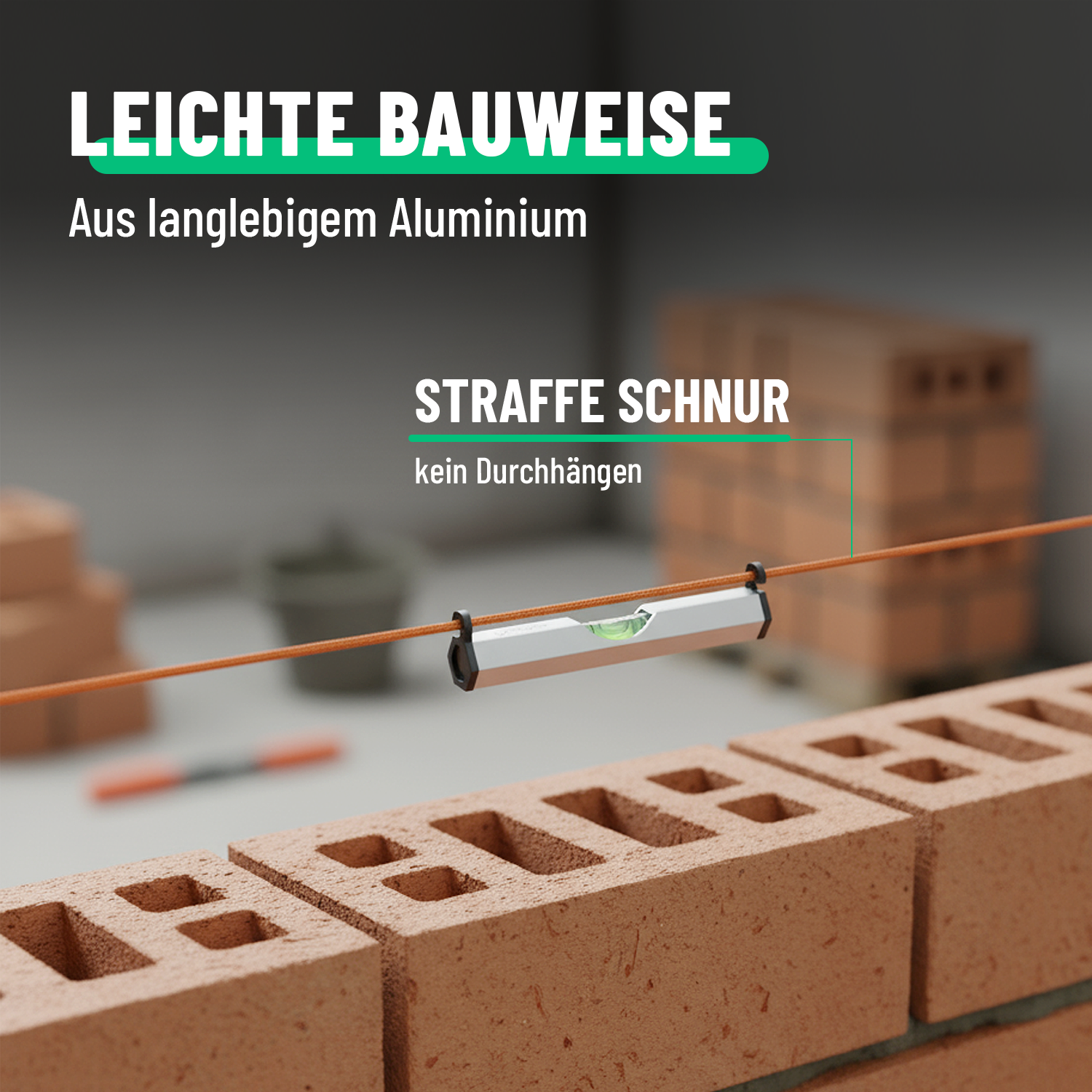 Schnurwasserwaage 2er Pack