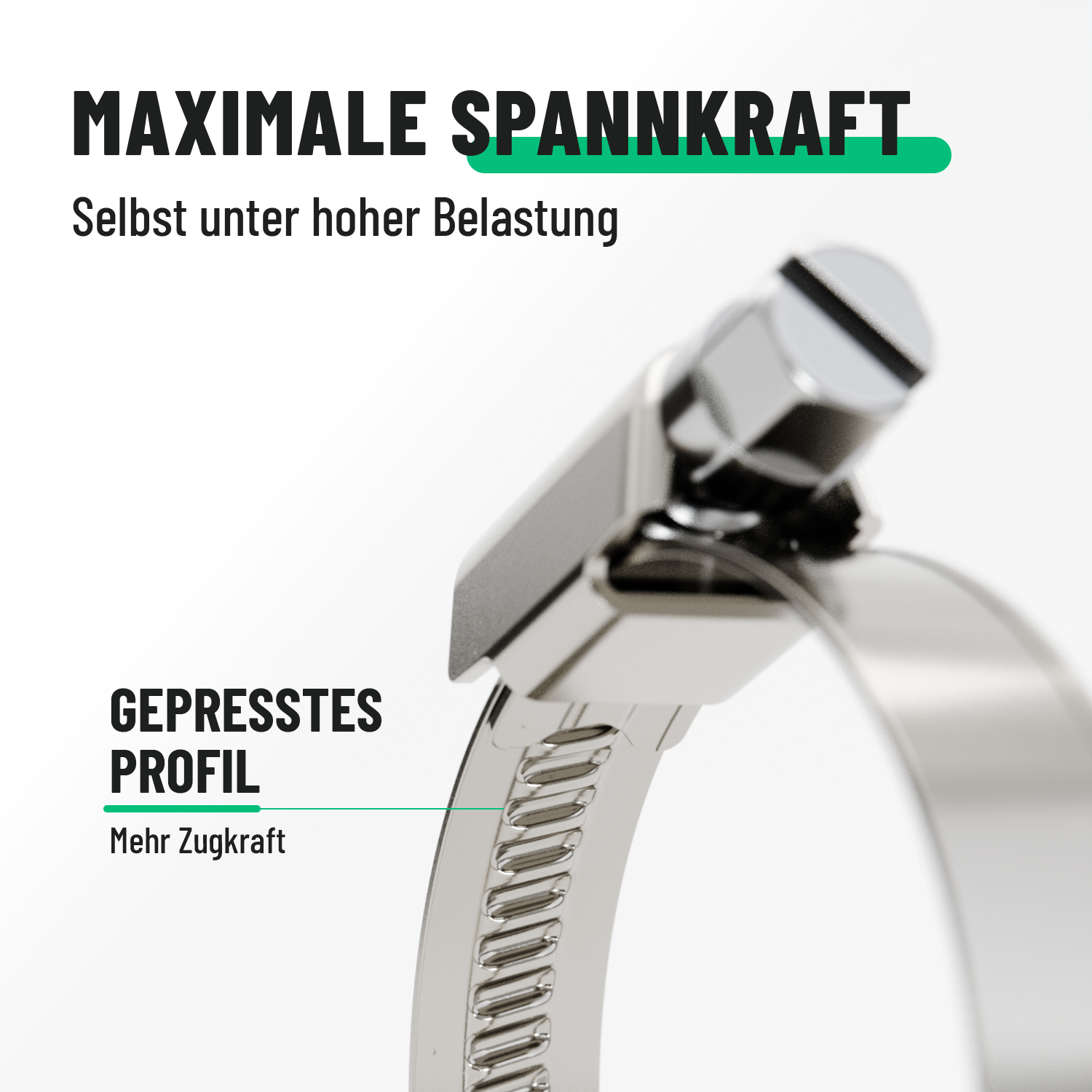 Schlauchschellen Edelstahl 25-40mm