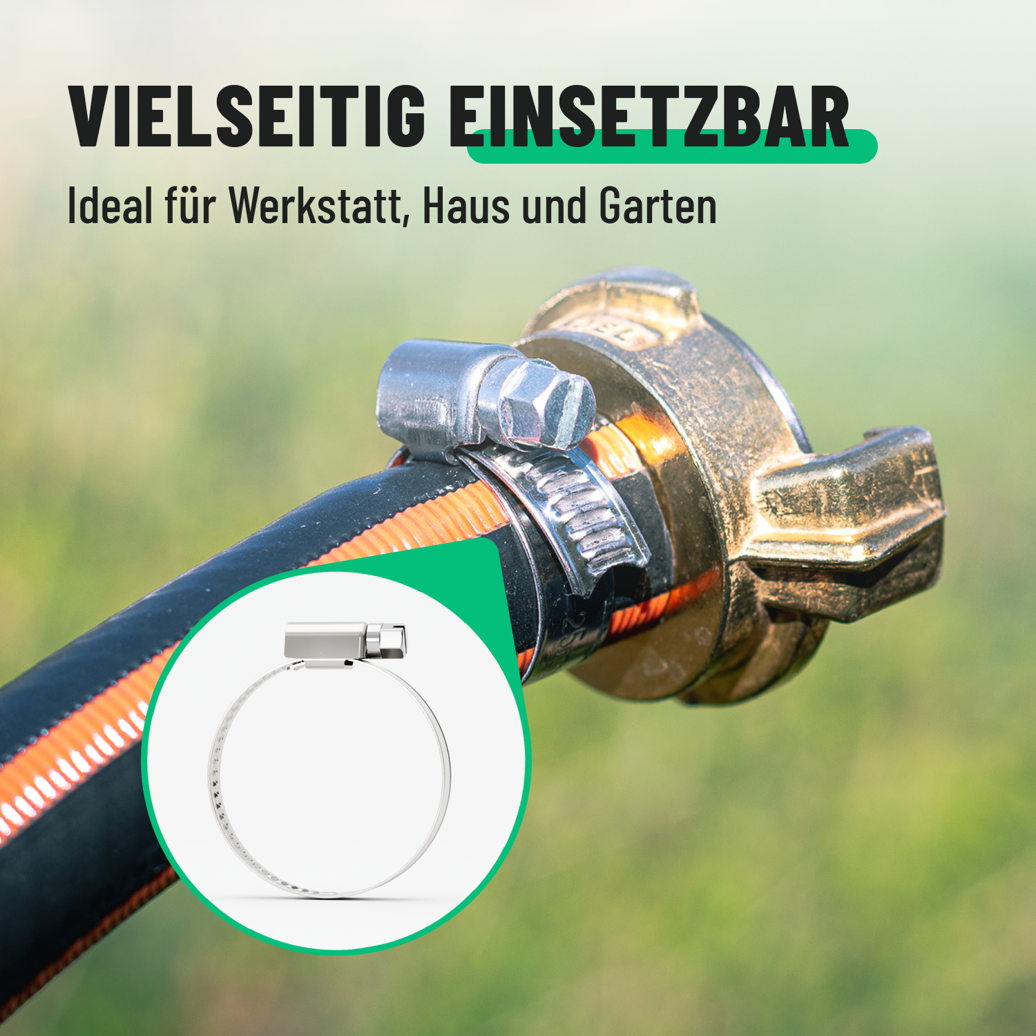 Schlauchschellen Edelstahl 32-50 mm