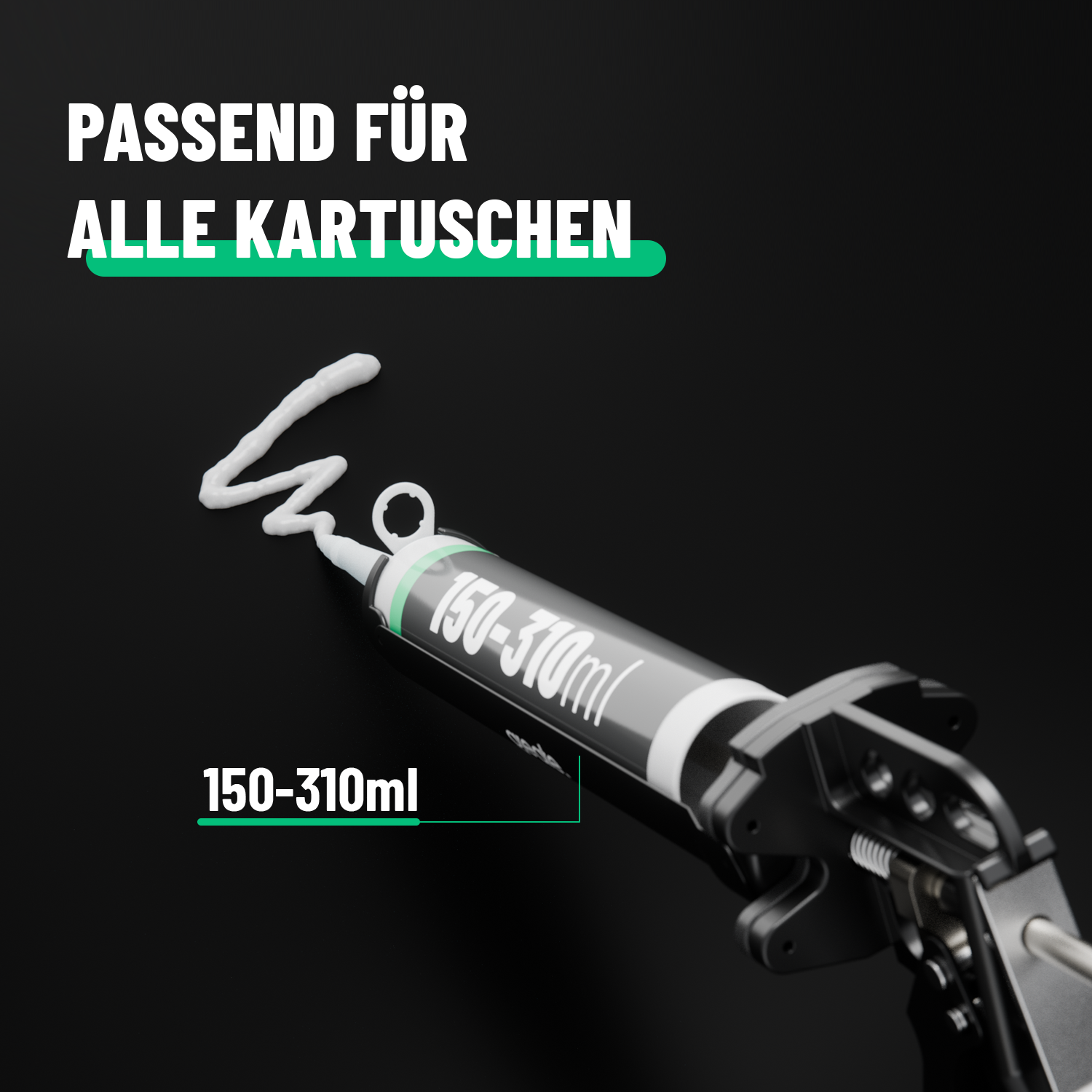 Kartuschenpresse mit Übersetzung 25:1