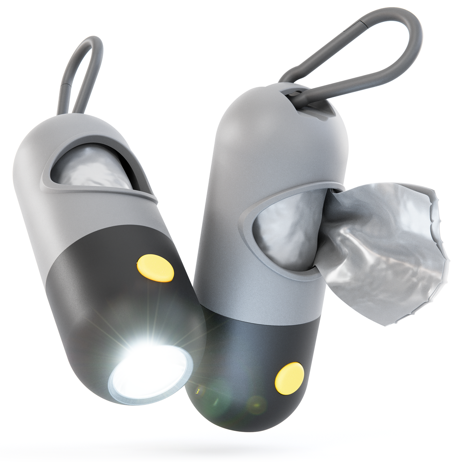 Hundekotbeutelspender mit Licht