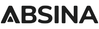 ABSINA Logo in schwarz