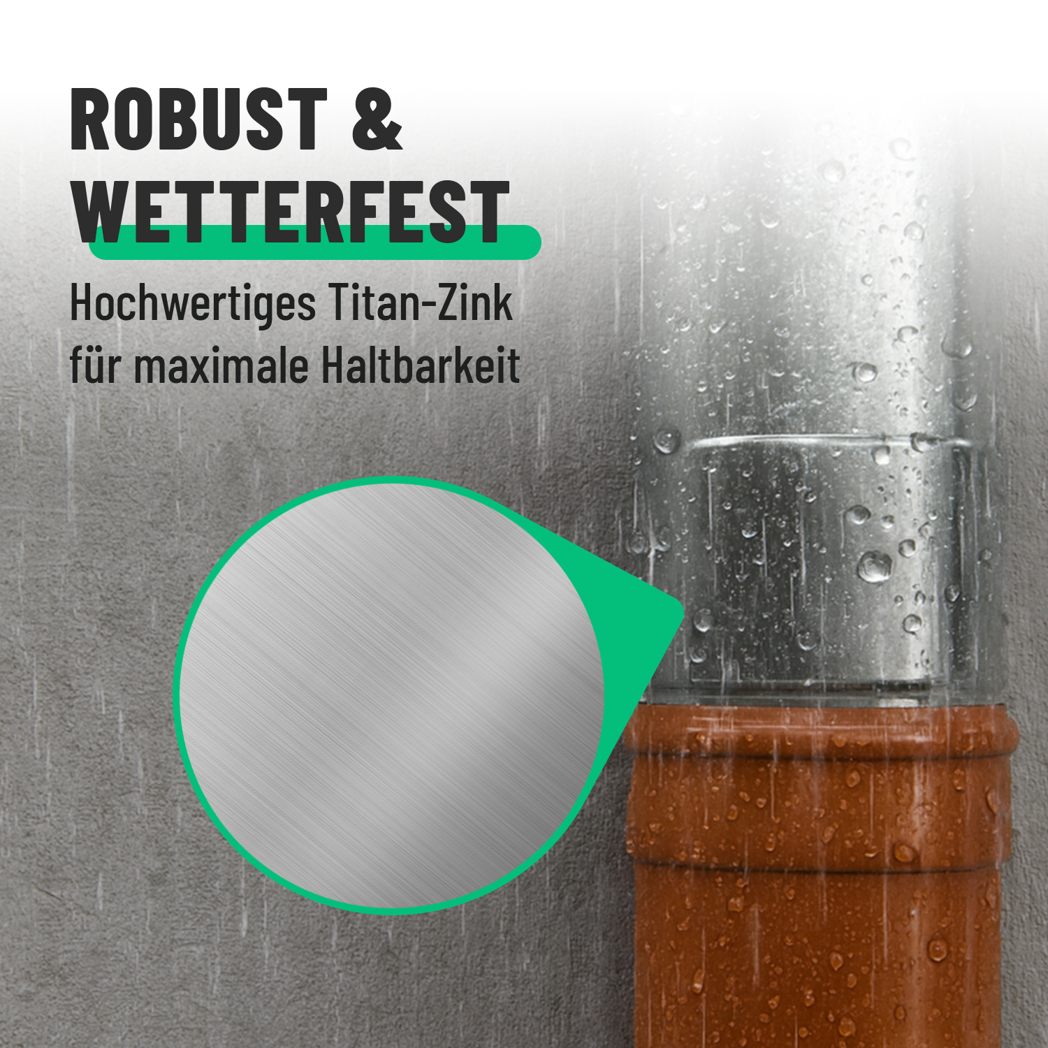 Ablaufrohrverbinder Verzinkt Ø100mm