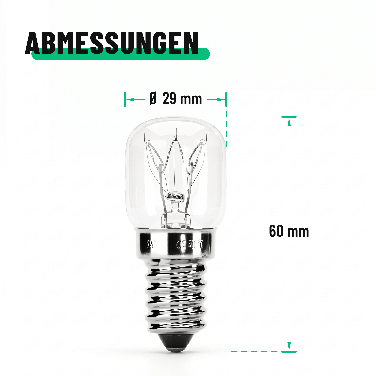 Backofenlampe 40W 300 Grad