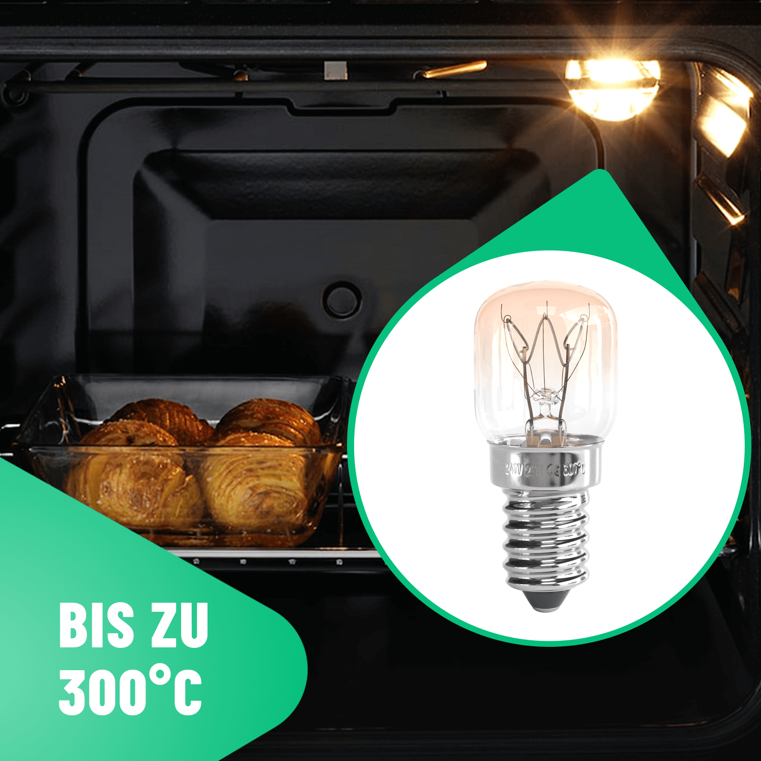 Backofenlampe bis 300 Grad 201100-1