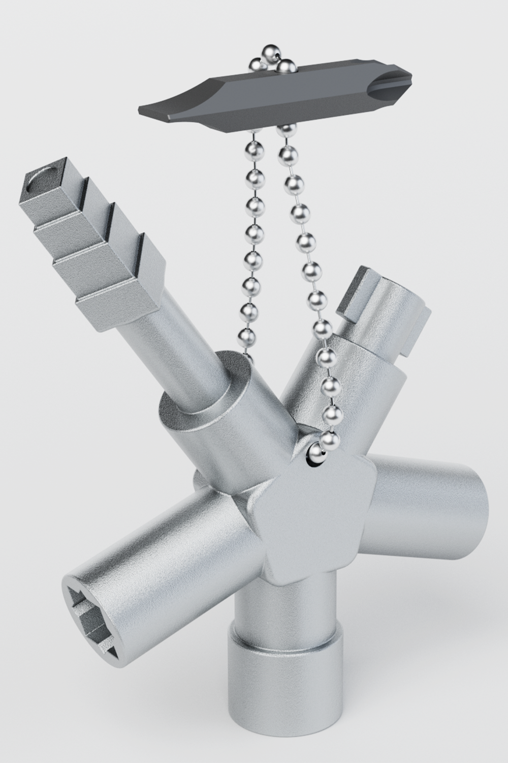 Bau Universalschlüssel für gängige Schränke Vierkant Dreikant Anwendungen Hauptbild 1005-0