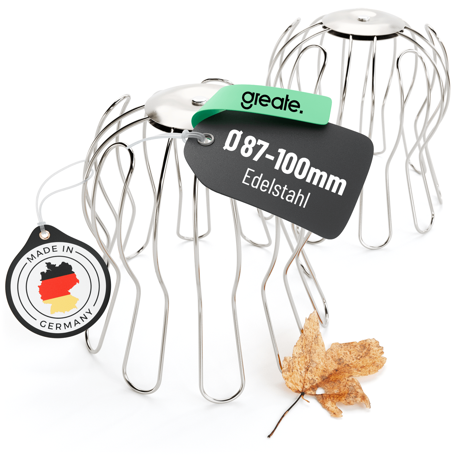 Dachrinnen Laubschutz Sieb für Regenfallrohr 101308-2 Hauptbild