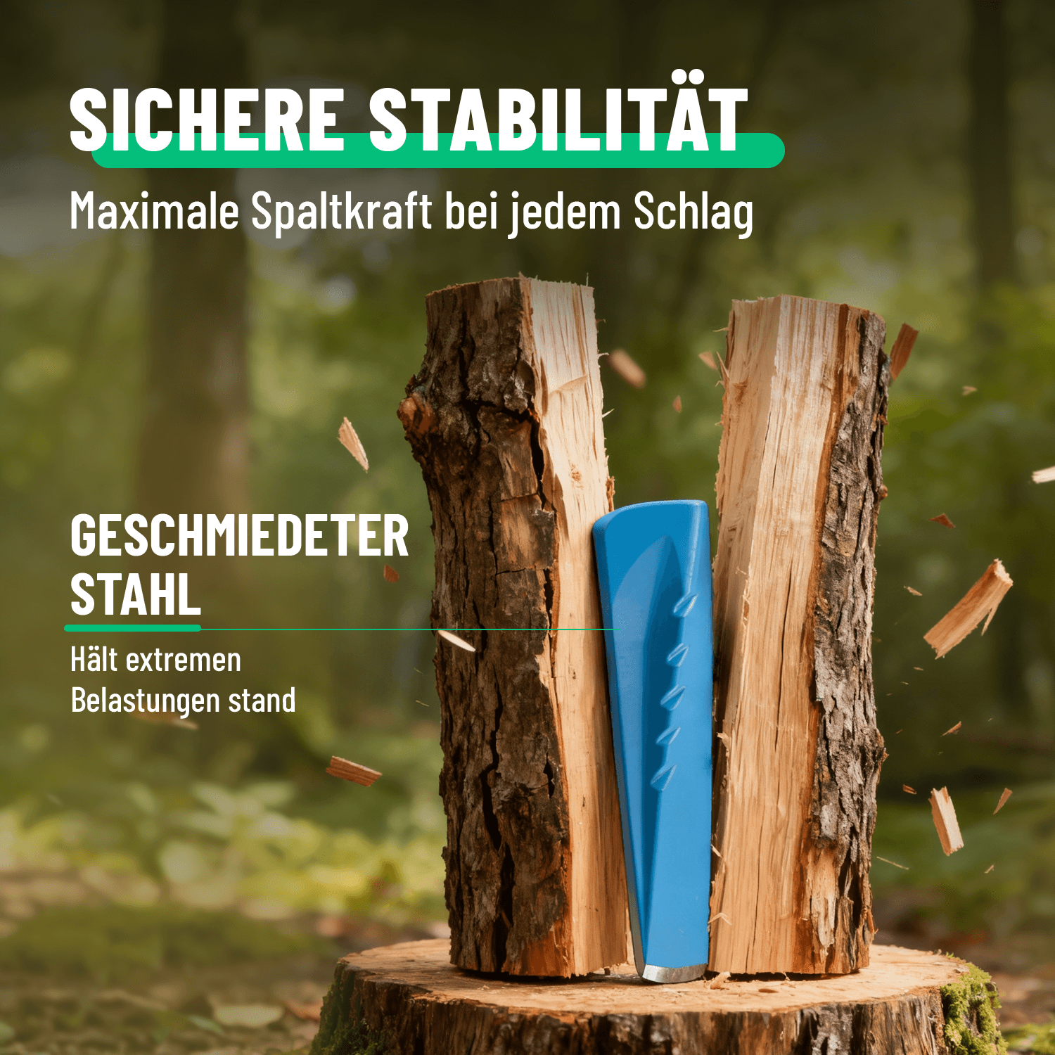 Drehspaltkeil bietet sichere Stabilität 101701-2