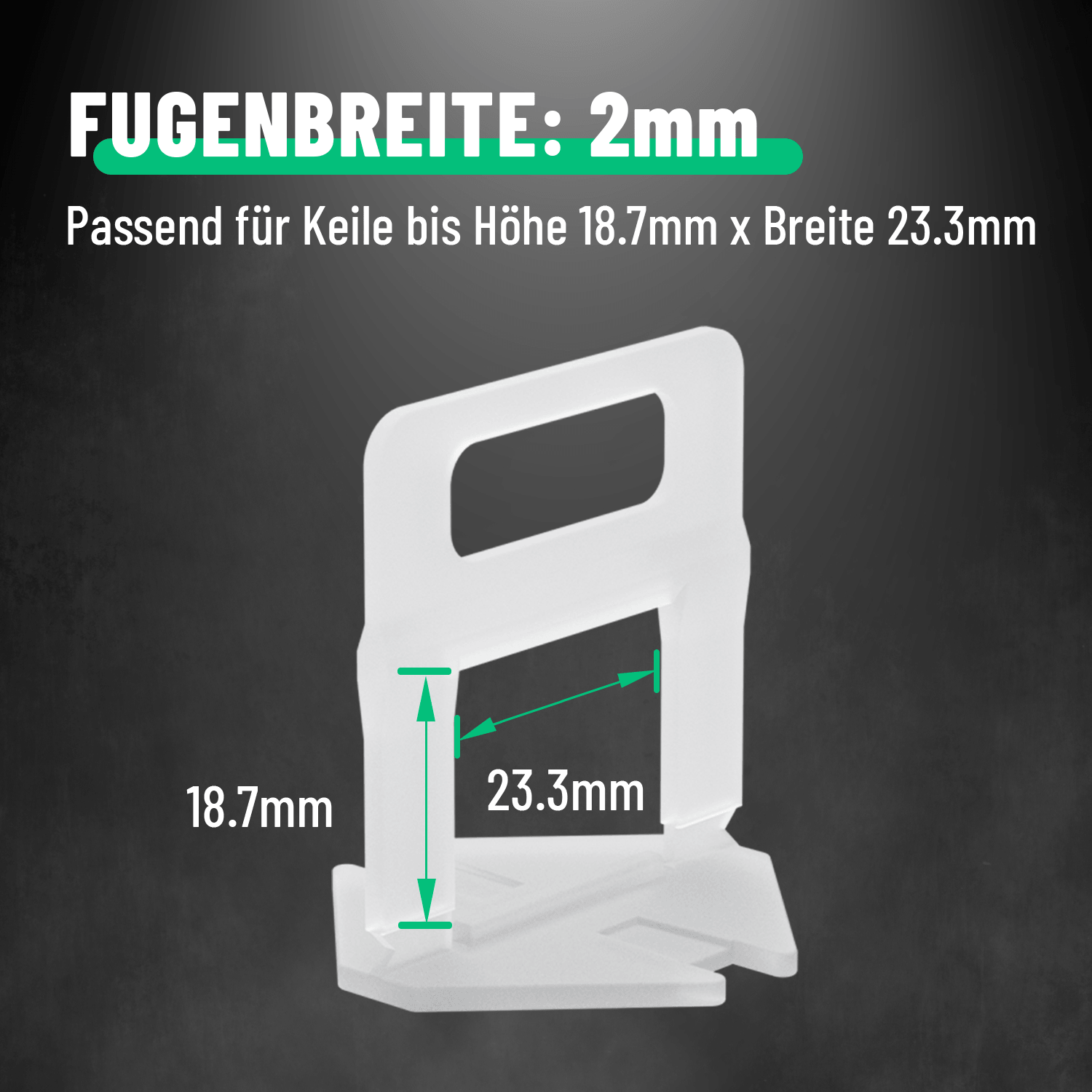 Fliesen Abstandshalter für Fliesen Keile 2mm Fugenbreite 101205-2 ed79b540 4c3e 4260 9954 3d1ce6149033