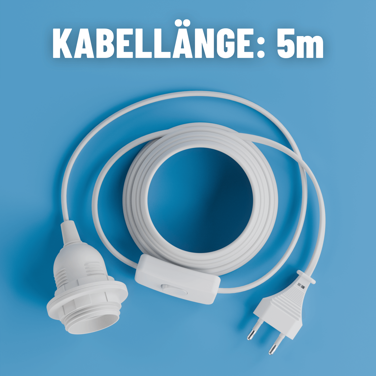 Lampenfassung E27 mit Kabel