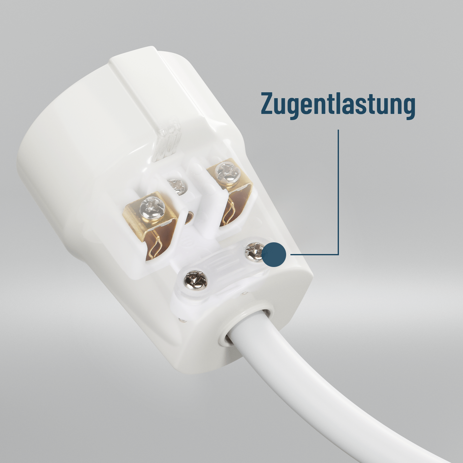 Schutzkontaktkupplung weiß IP20
