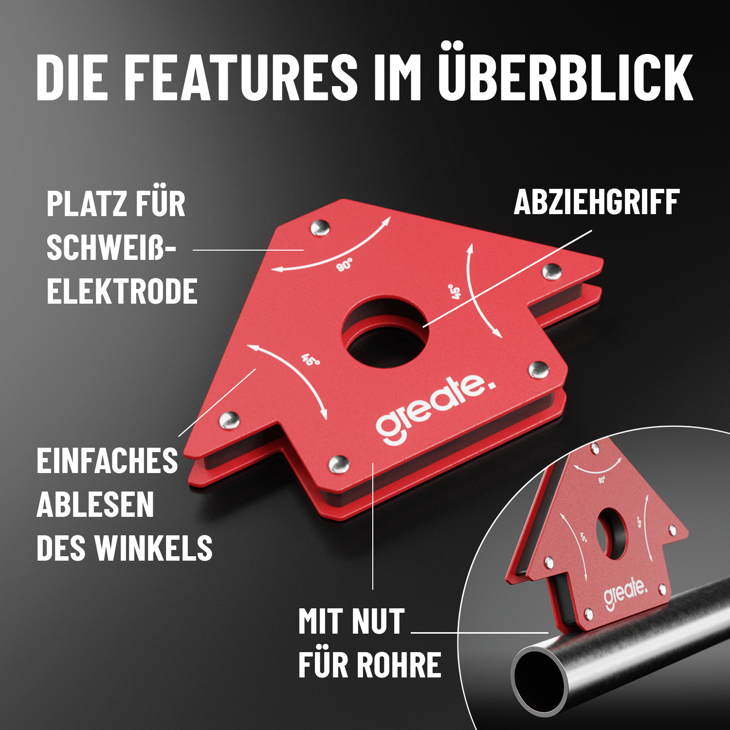 Schweißmagnete mittel