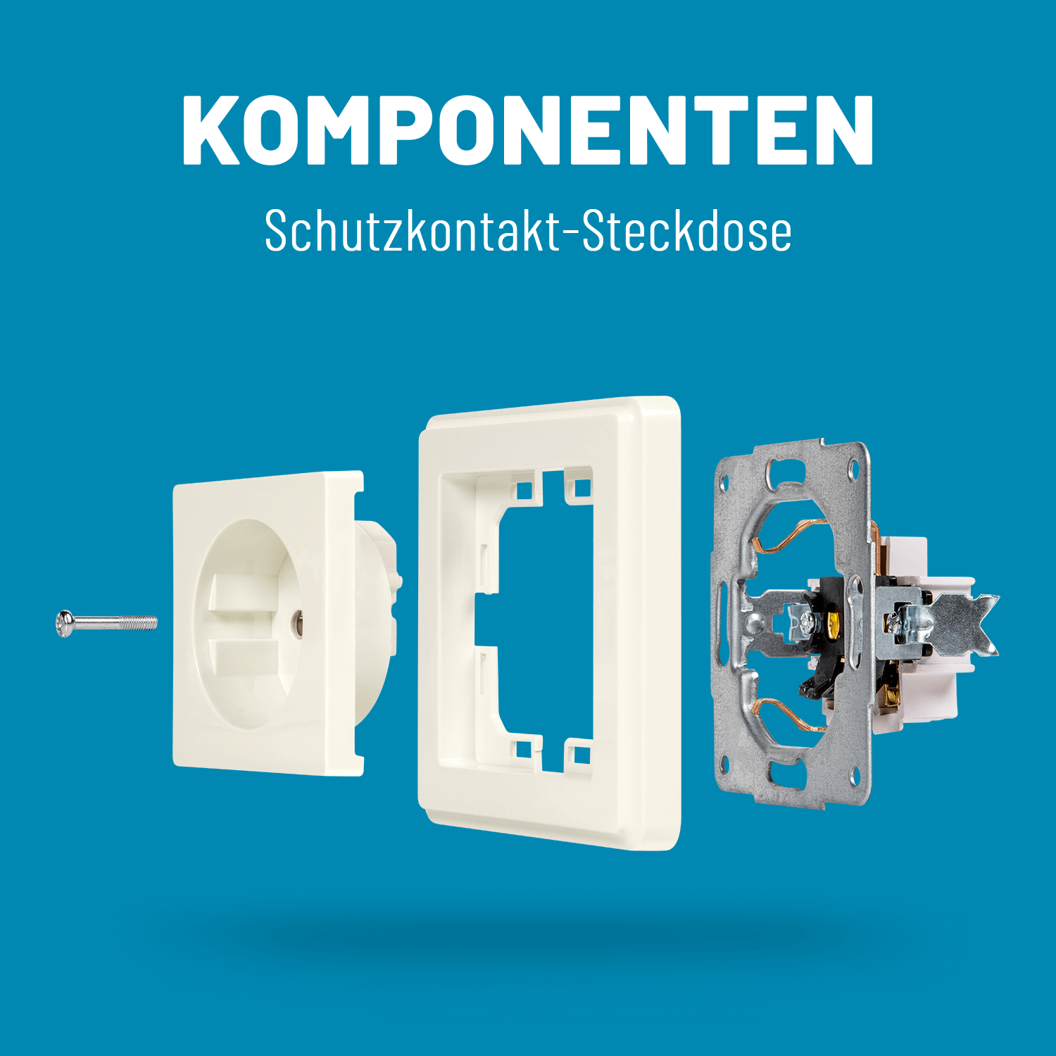 Unterputz Schuko Steckdose