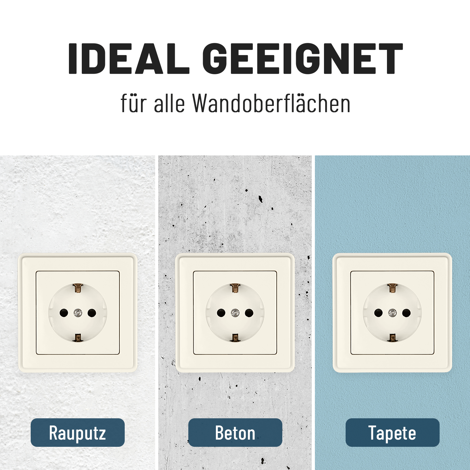 Unterputz Schuko Steckdose