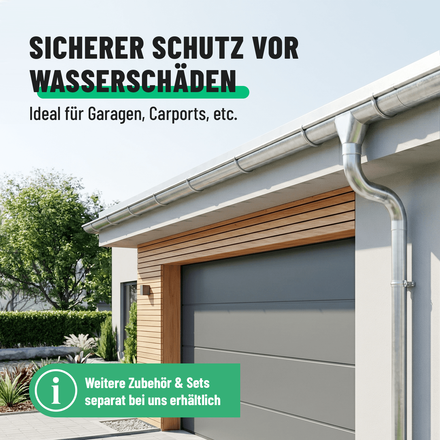 Dachrinnen Komplett Set