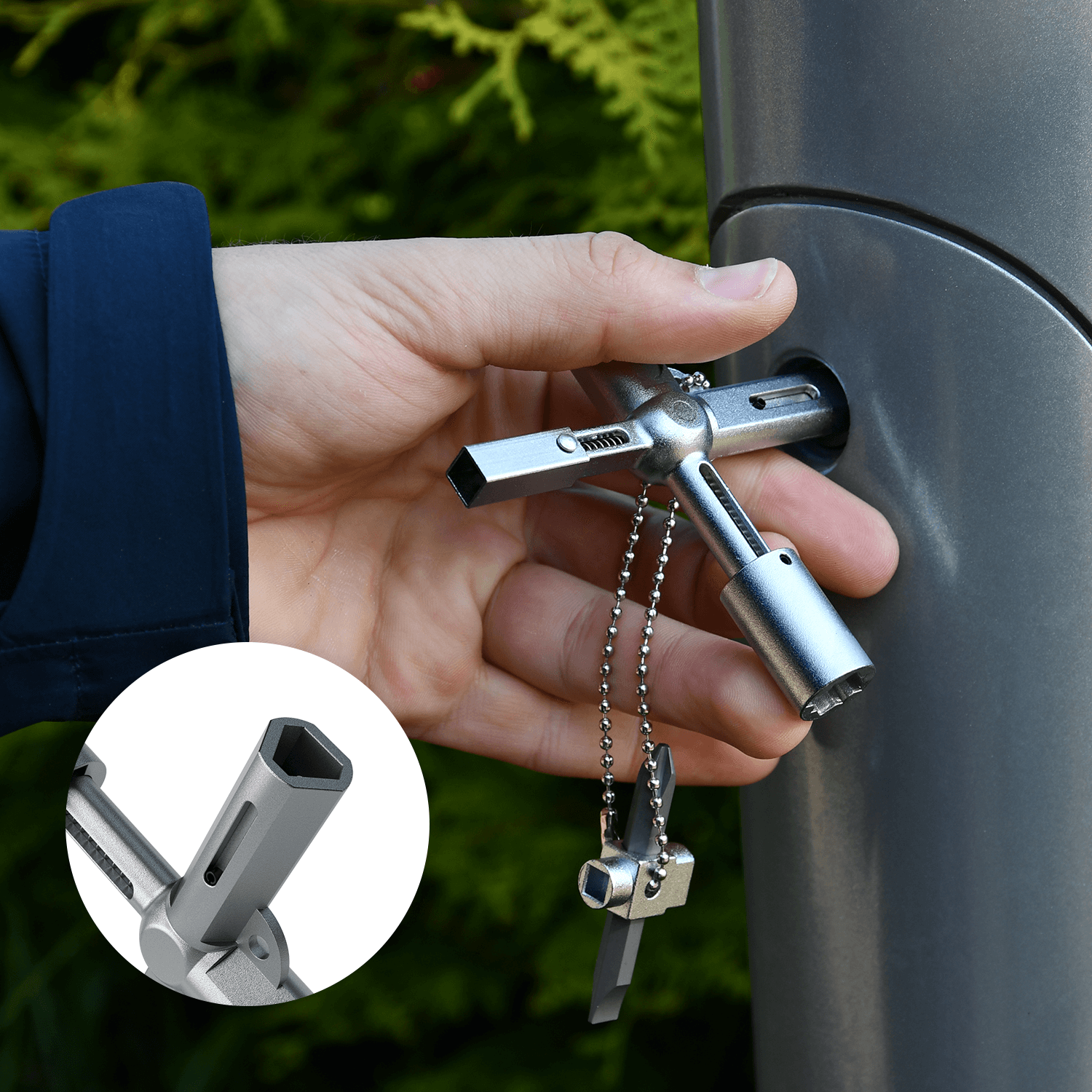 xKey mit Wendebit & Heizungsentlüfter
