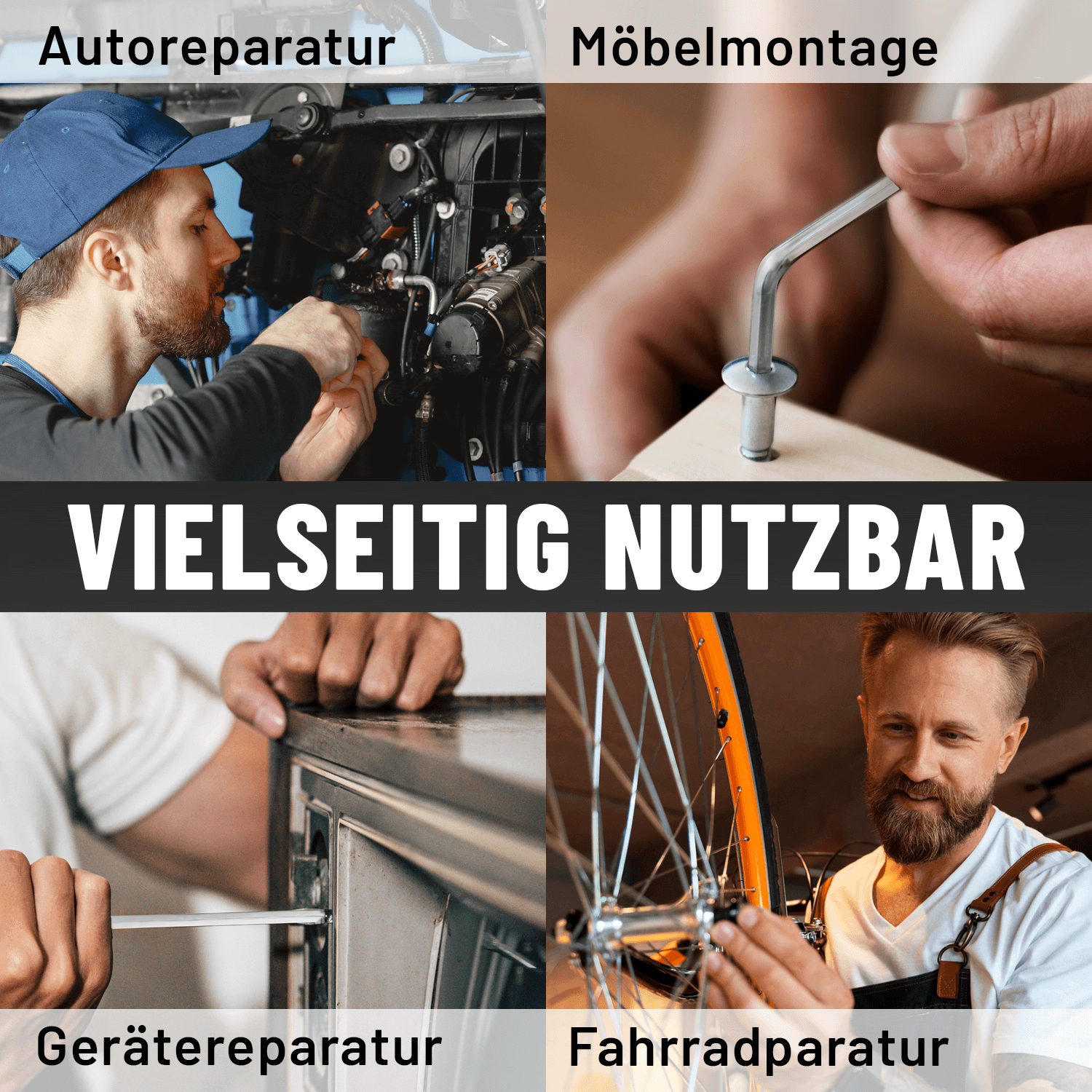 Innen Sechskant Schlüssel vielseitig nutzbar 101017-3