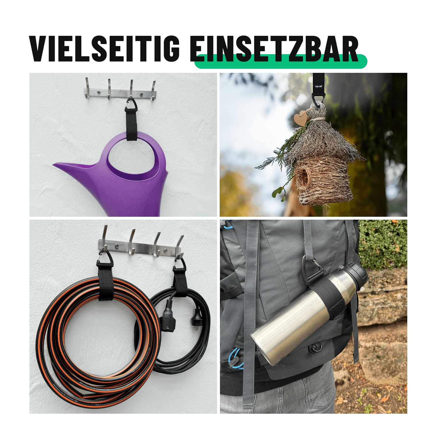 Klettband mit Haken vielseitig einsetzbar 601000-1