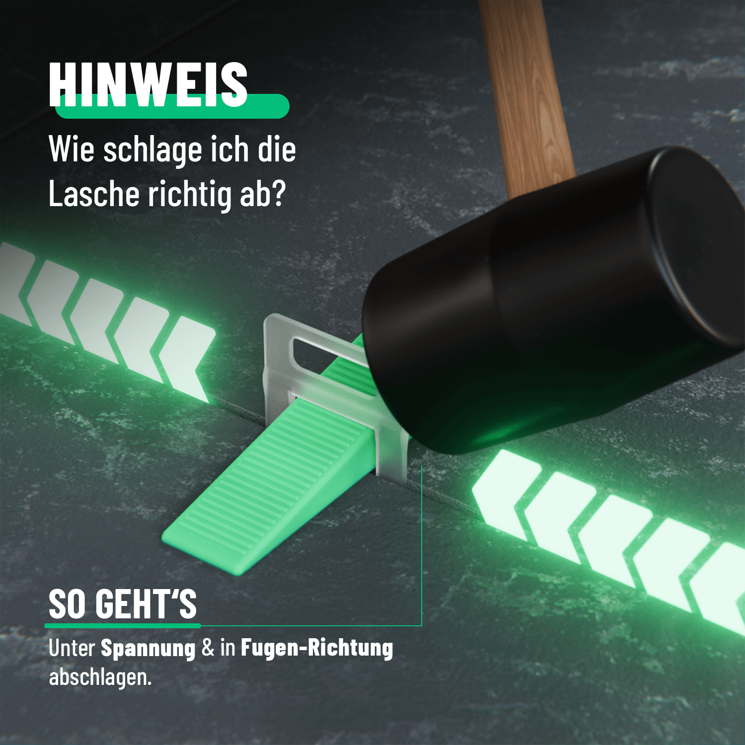 Niveliersysteme Fliesen Hilfe korrekt entfernen 101205-4