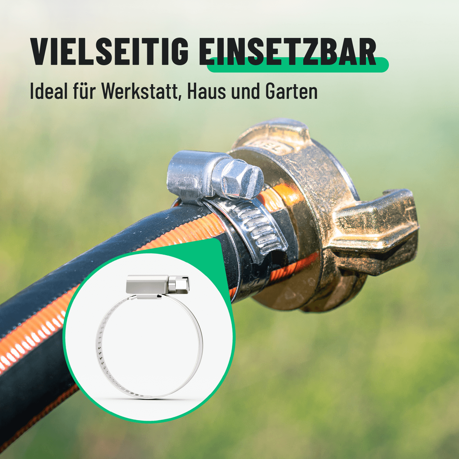 Rohrschelle rostfrei für Pool, Teich und vieles mehr 101304-2