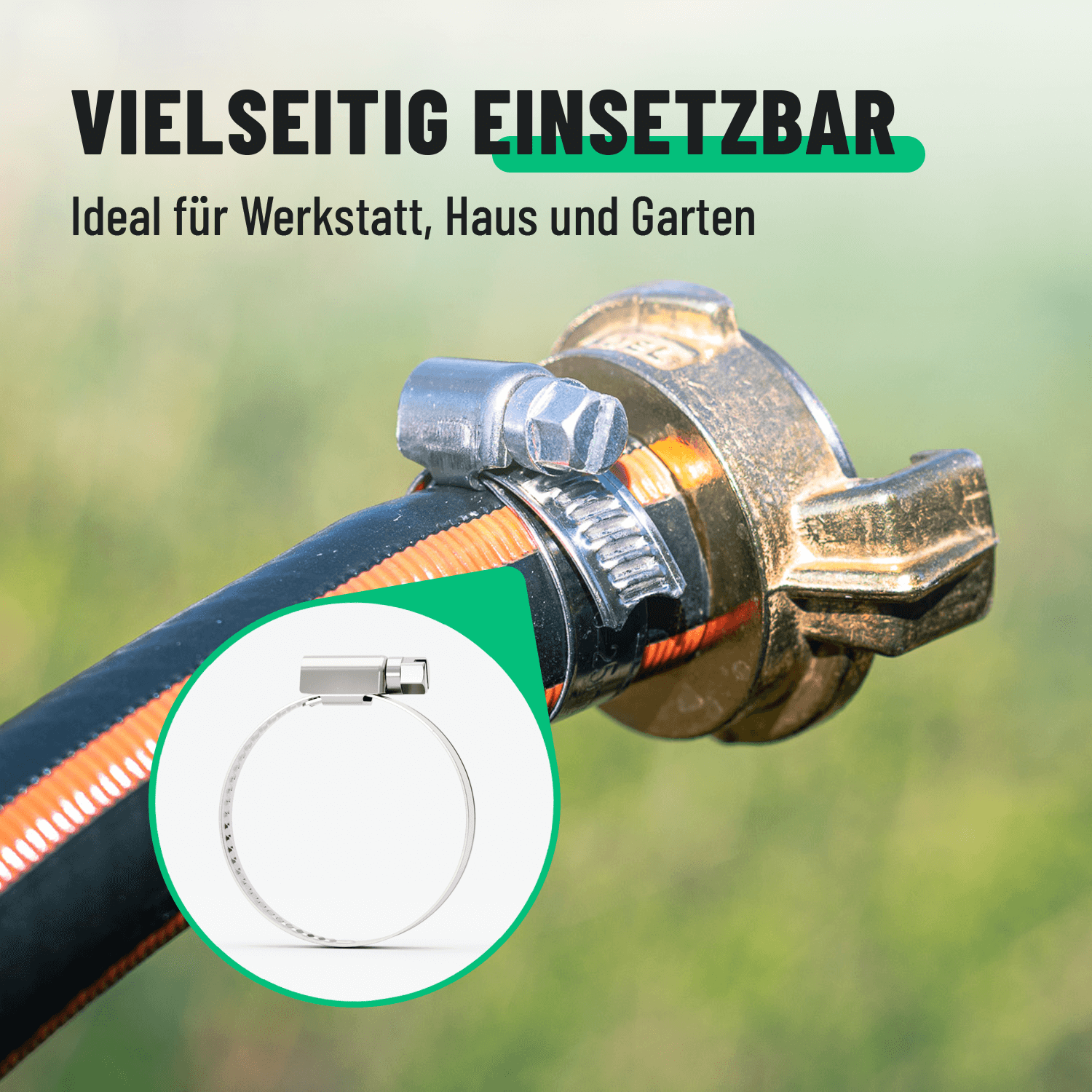 Rohrschelle rostfrei für Pool, Teich und vieles mehr 101305-2