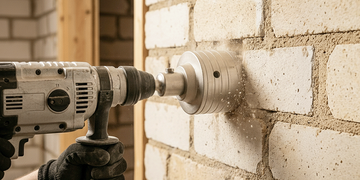 SDS plus Dosenbohrer Anwendung 101208