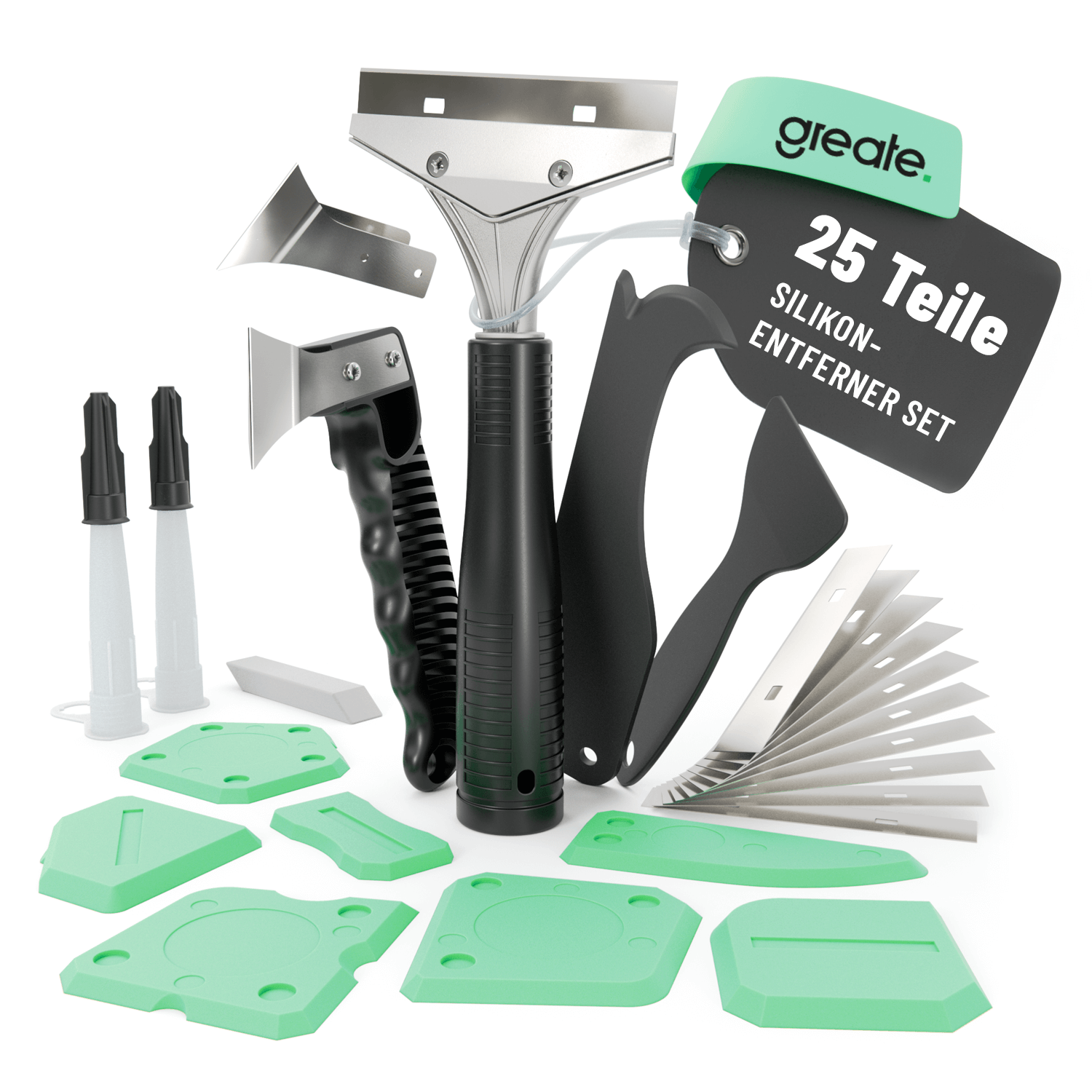 Silikon Entferner Set 25-teilig fr Fugen - von greate