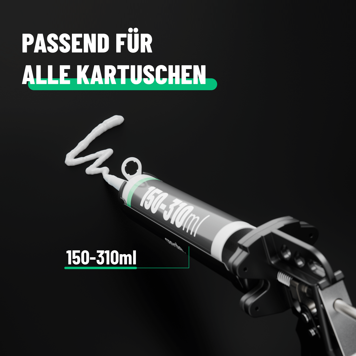 Silikonpresse für Kartuschen von 150ml bis 310ml 101309-5