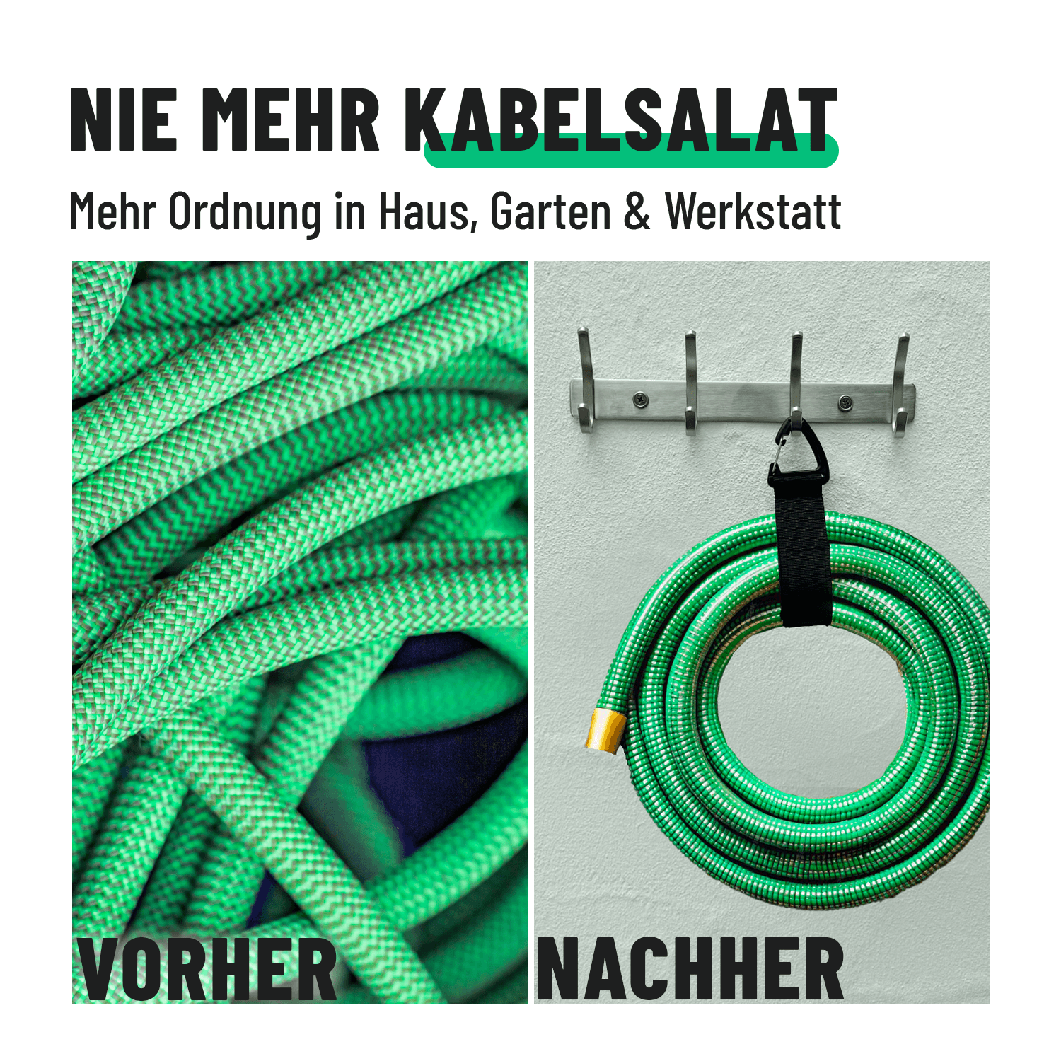 Verlängerungskabel verhindert Kabelsalat 601000-3