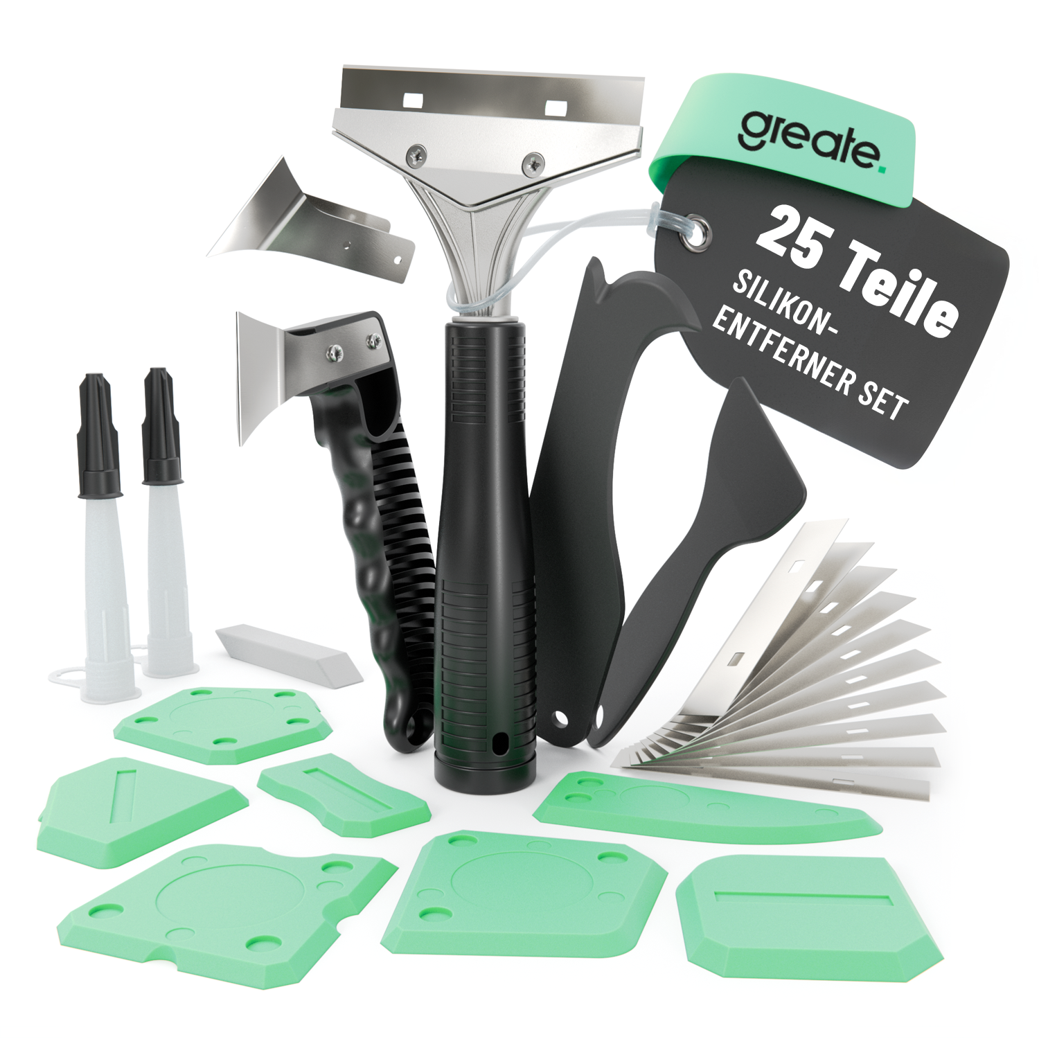 25-teiliges Set Silikonentferner Werkzeug & Silikon Abzieher