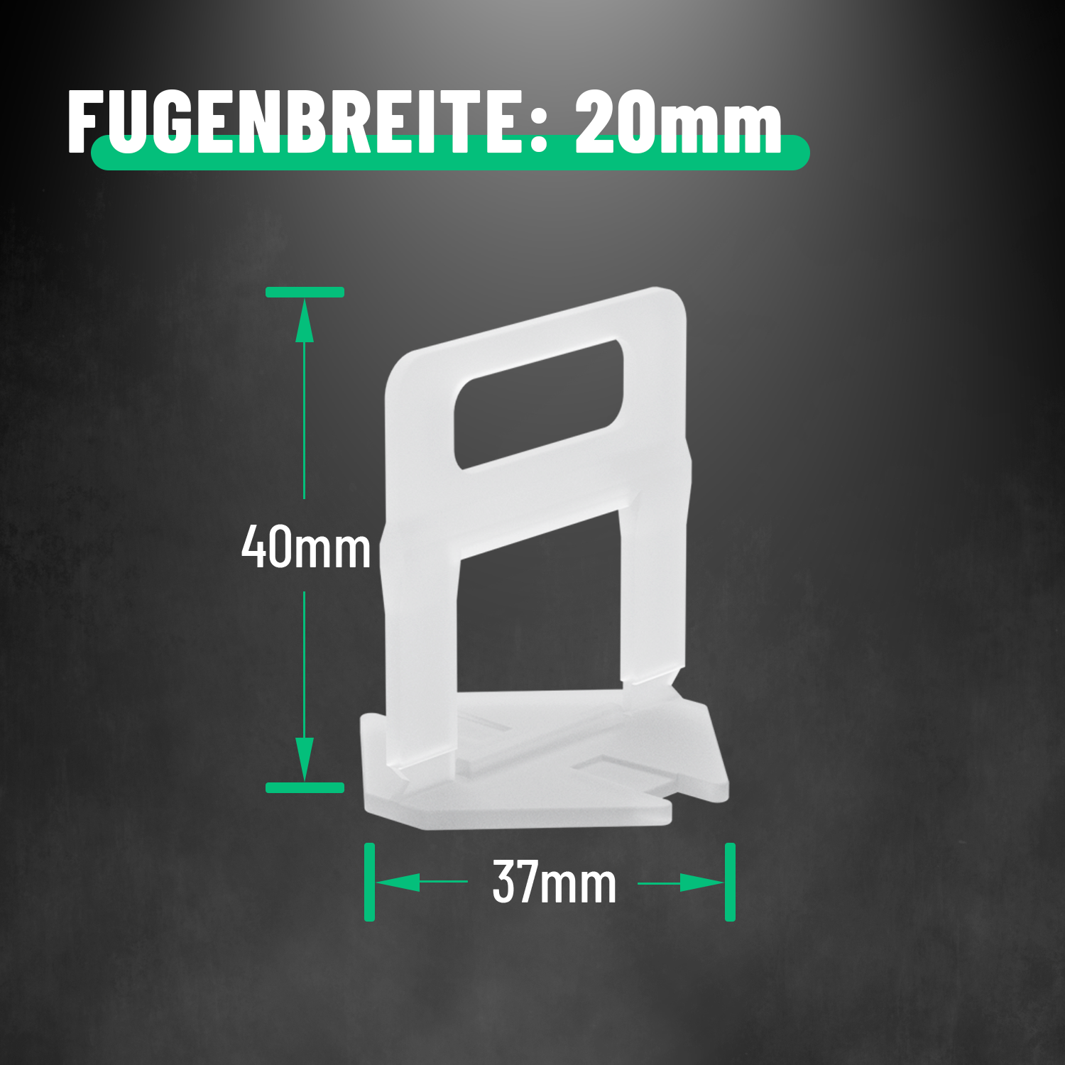 Fliesen Nivelliersystem 2mm 1000 Laschen