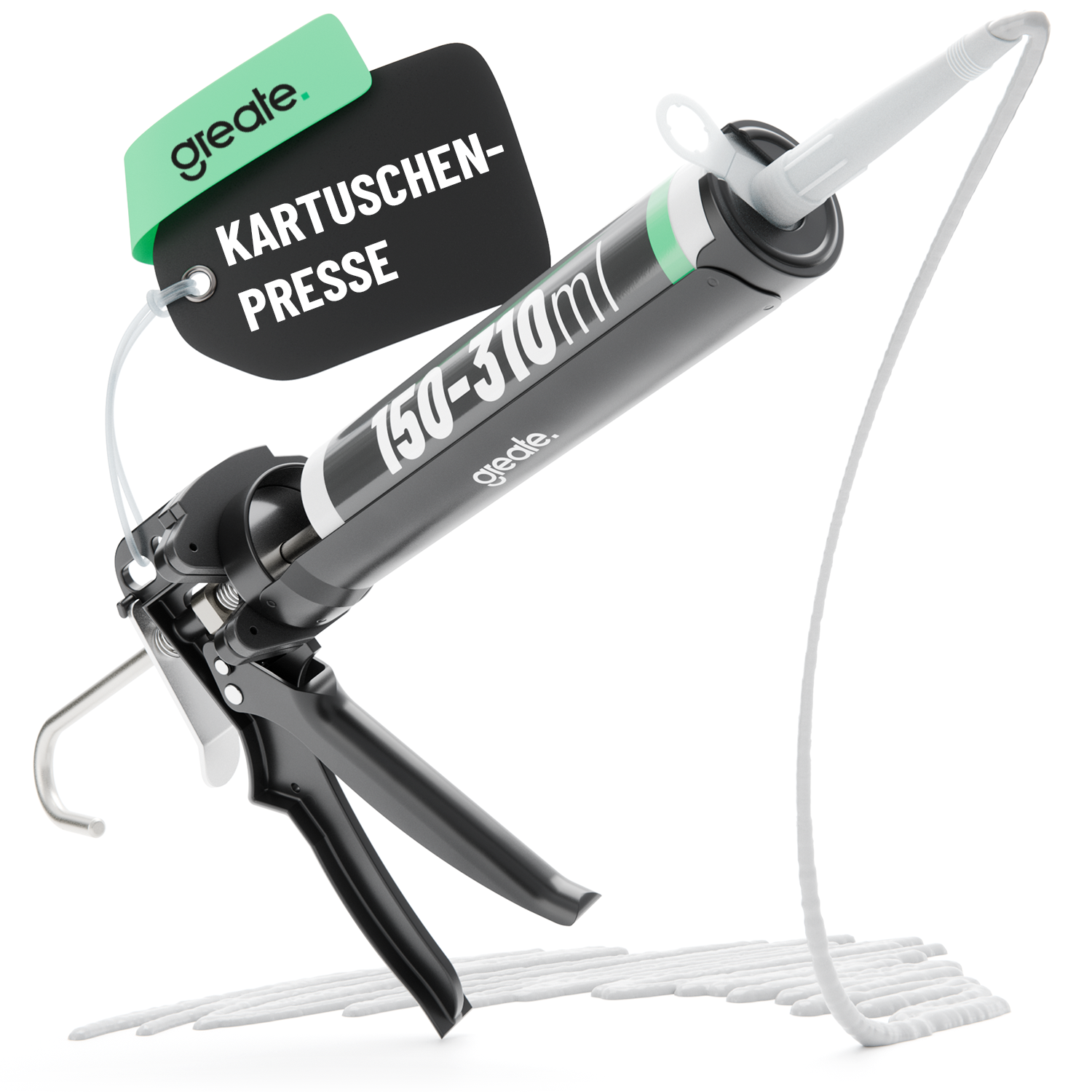 Kartuschenpresse mit Übersetzung 25:1