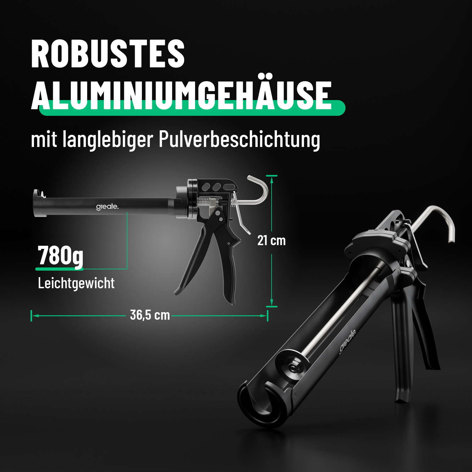 Kartuschenpresse mit Übersetzung 25:1