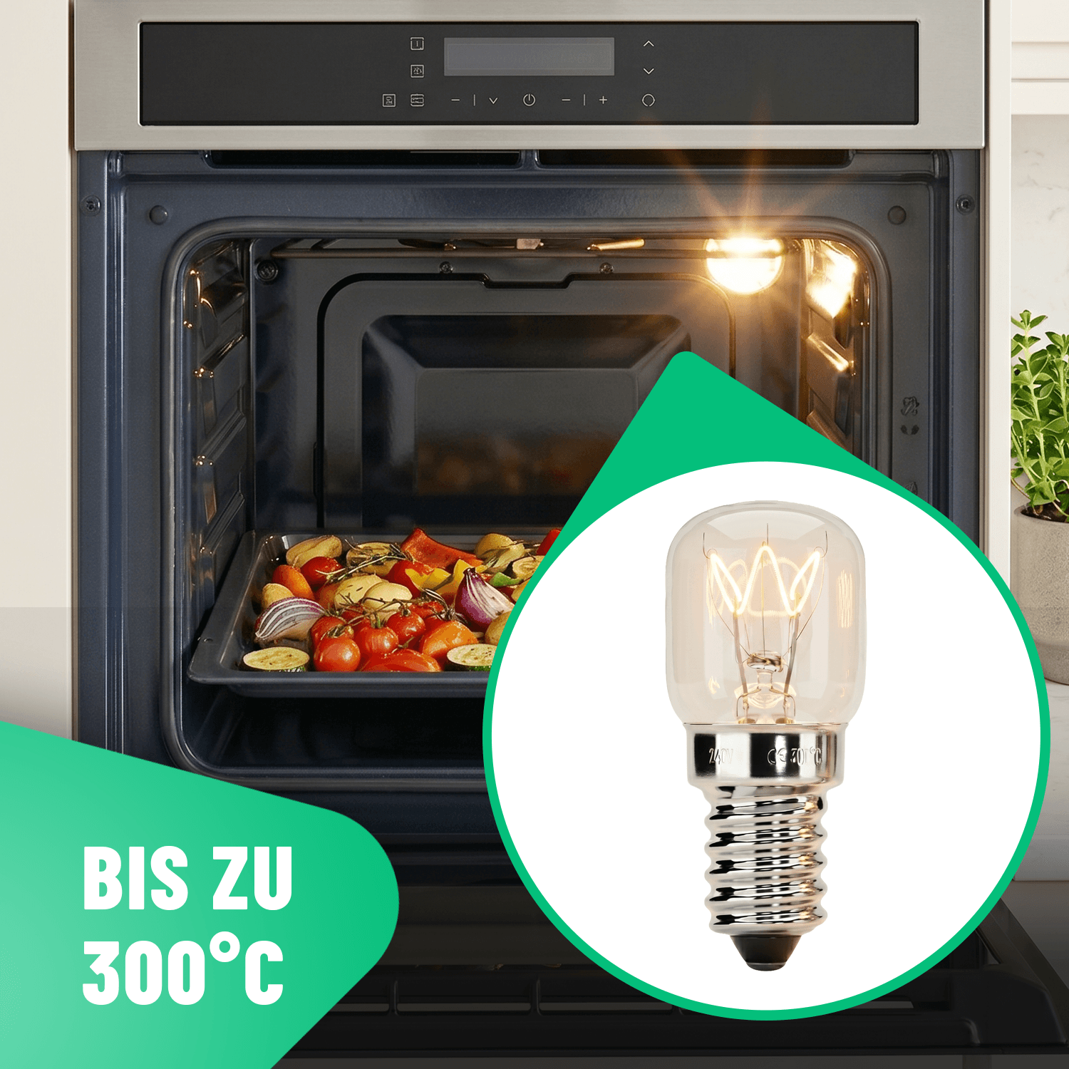 Backofenlampe 40W 300 Grad
