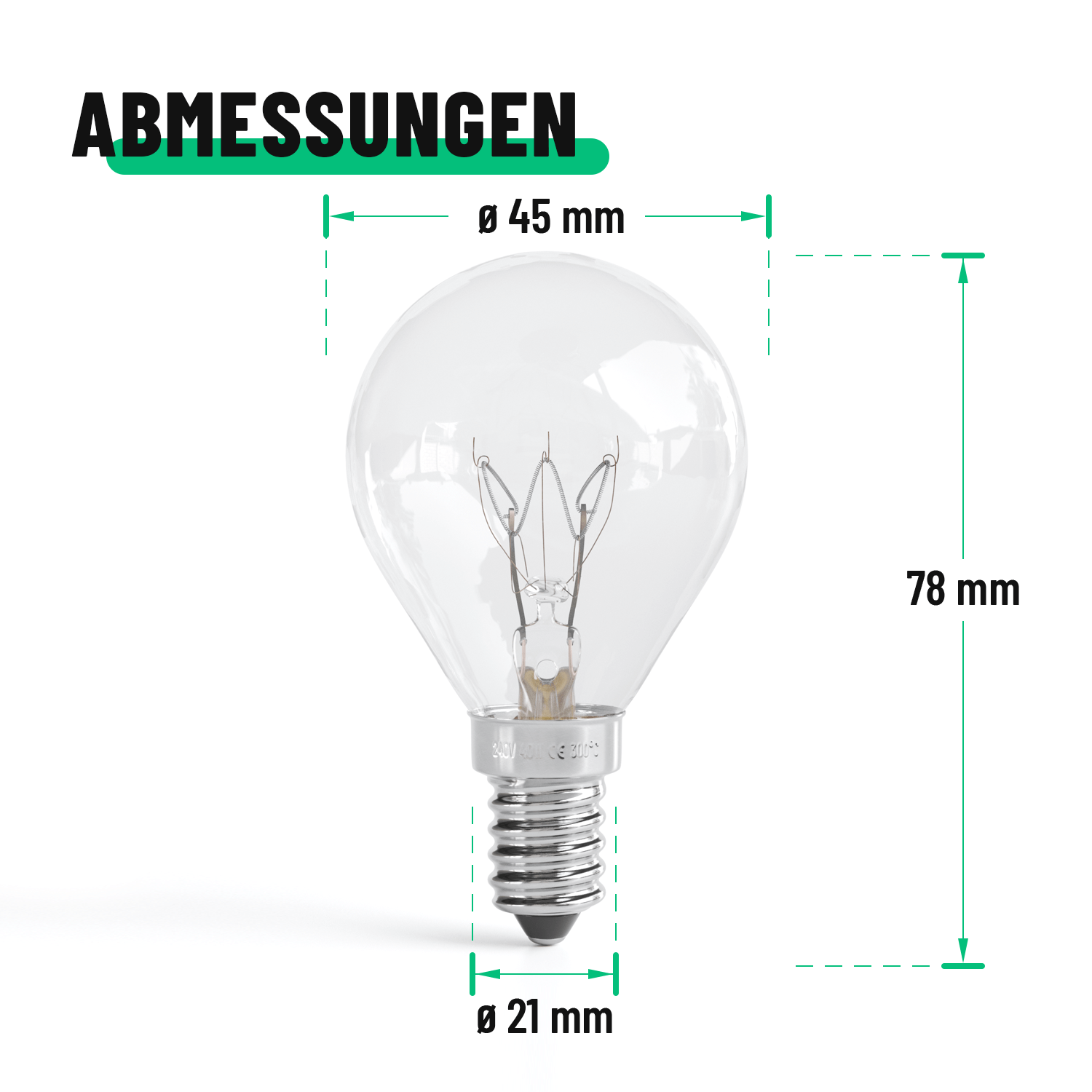 Backofenlampe Abmessungen 201101-5
