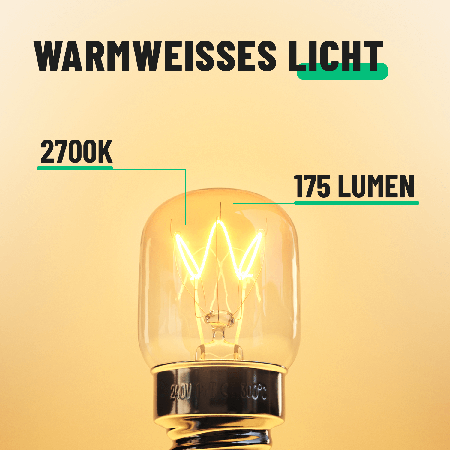 Backofenlampe mit 175 Lumen 201100-5