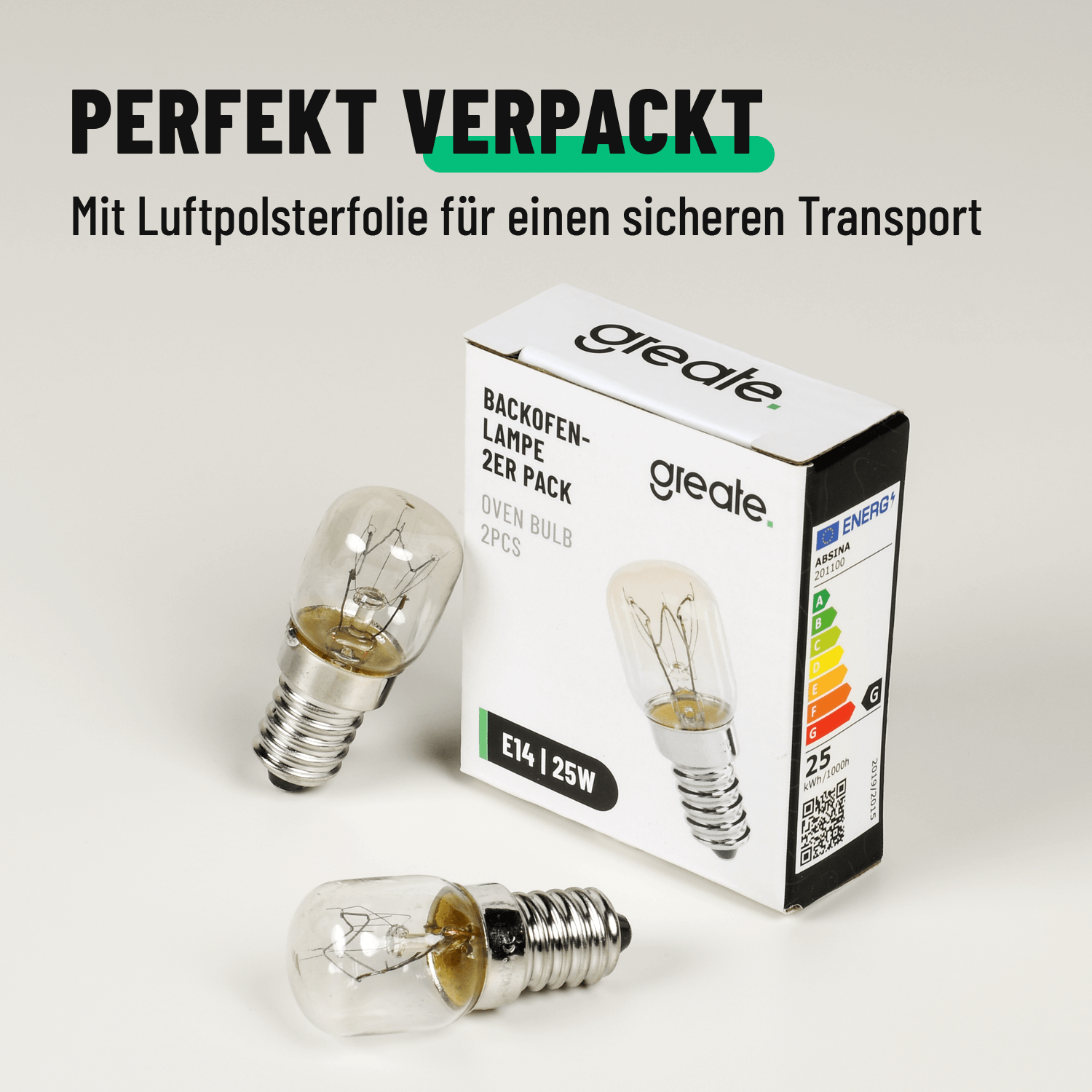 Backofenlampe sicher verpackt 201100-3