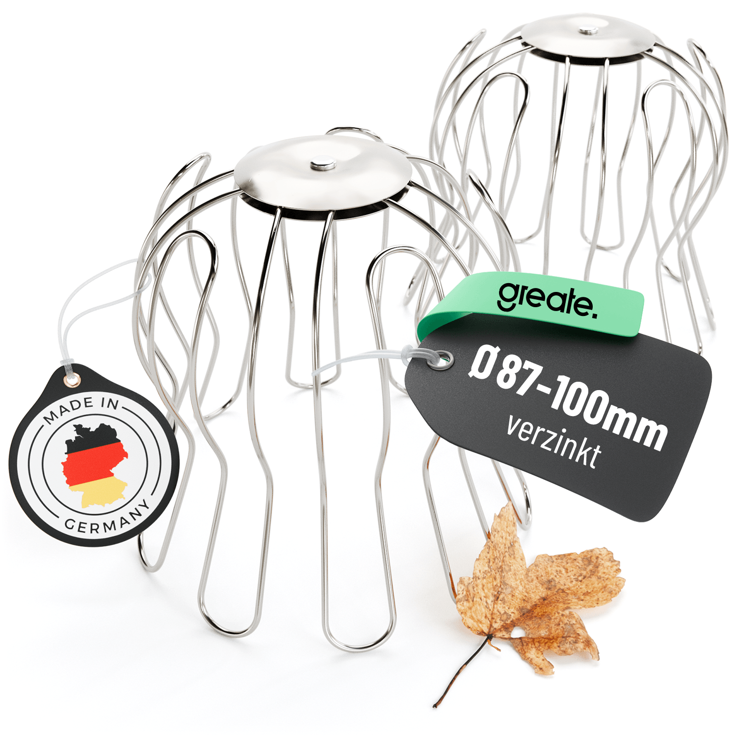Dachrinnen Laubschutz Sieb für Regenfallrohr 101307-2 Hauptbild