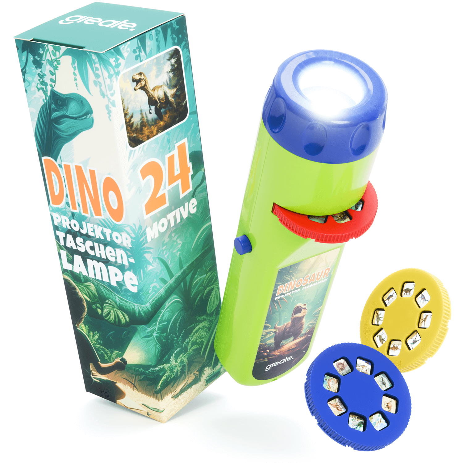 Dino Projektor Taschenlampe 201027 Hauptbild
