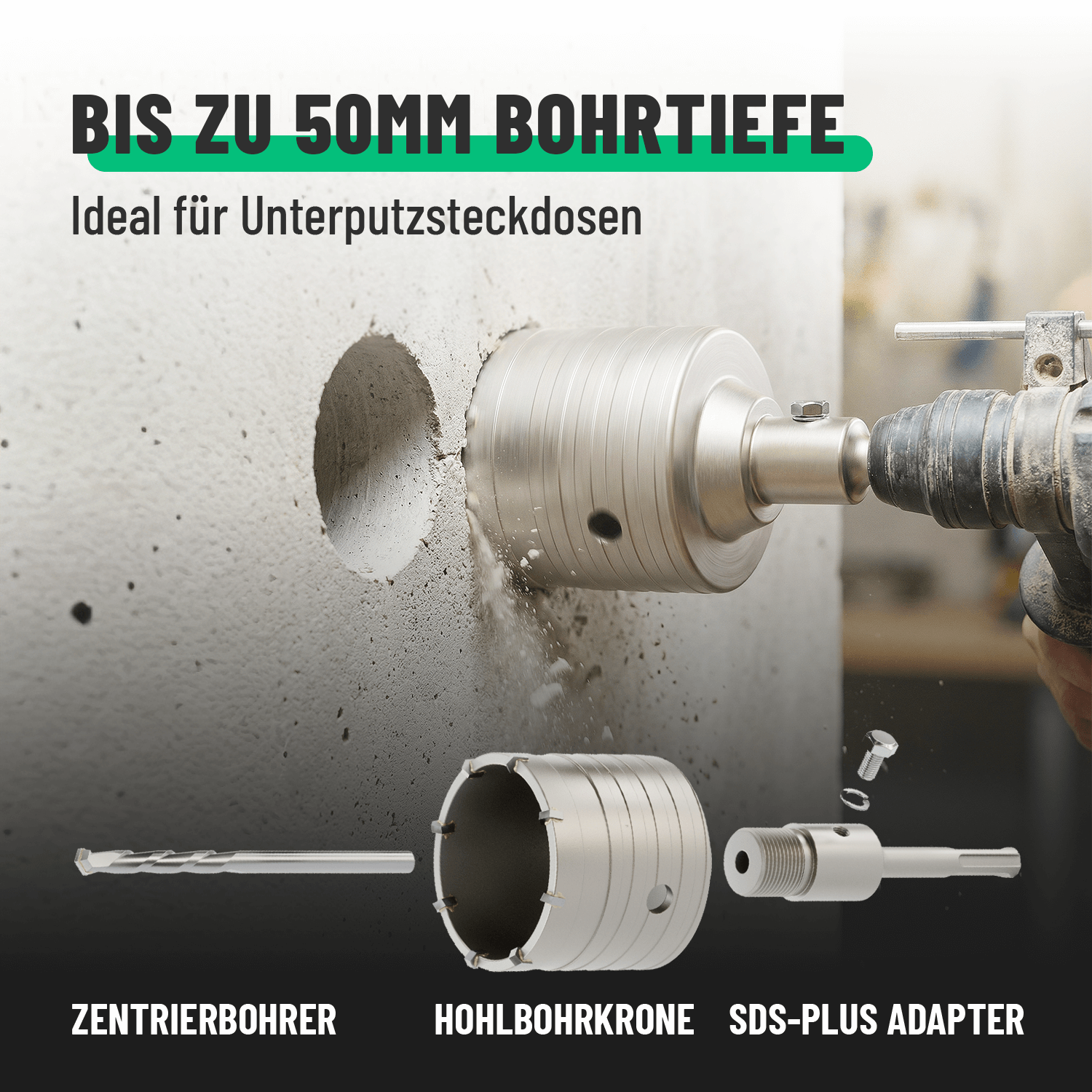 Bohrkrone 68mm SDS Plus