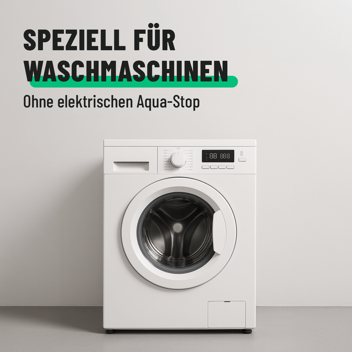 Ersatzschlauch mit Aquastop speziell für Waschmaschinen 101018-4
