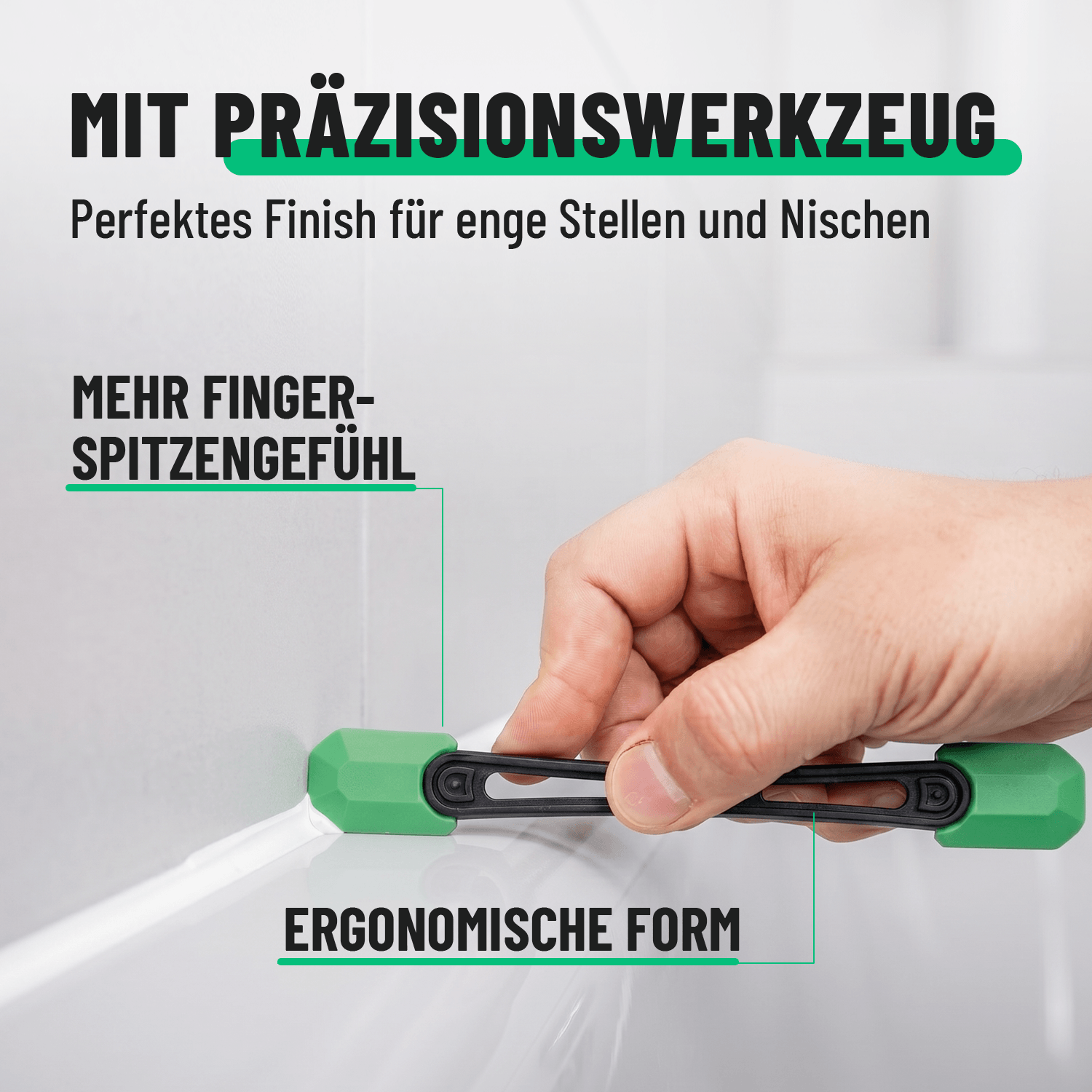 Silikon Abzieher Fugen Set 7-teilig