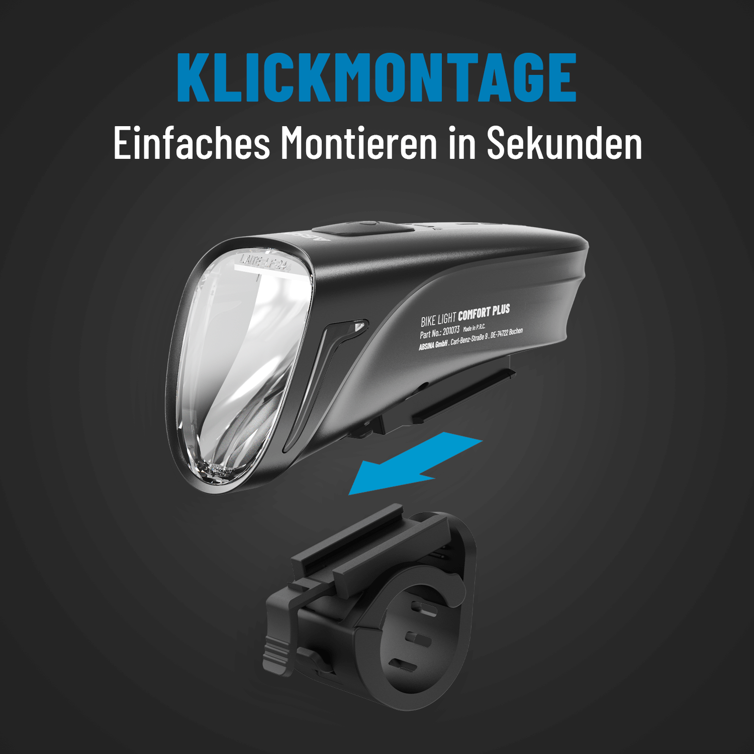 Fahrradlicht Set 100 Lux LED