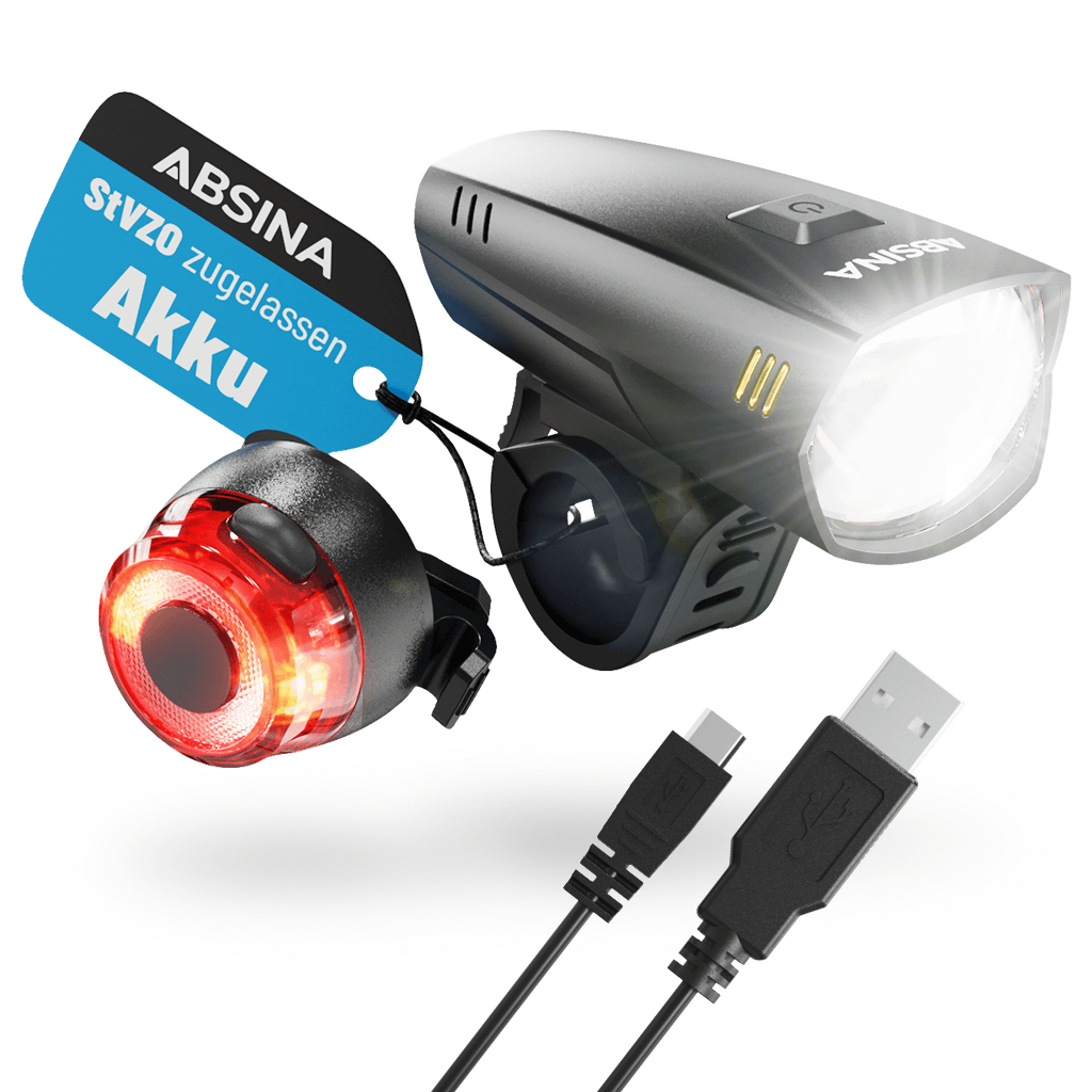 Fahrradlicht Set 180 Lumen LED