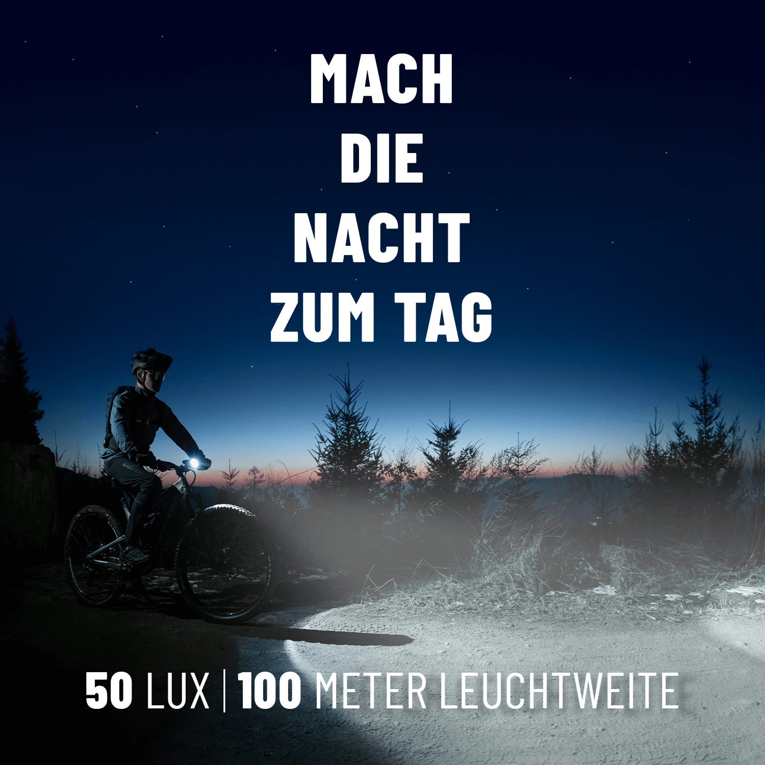 Fahrradlicht Set 50 Lux LED