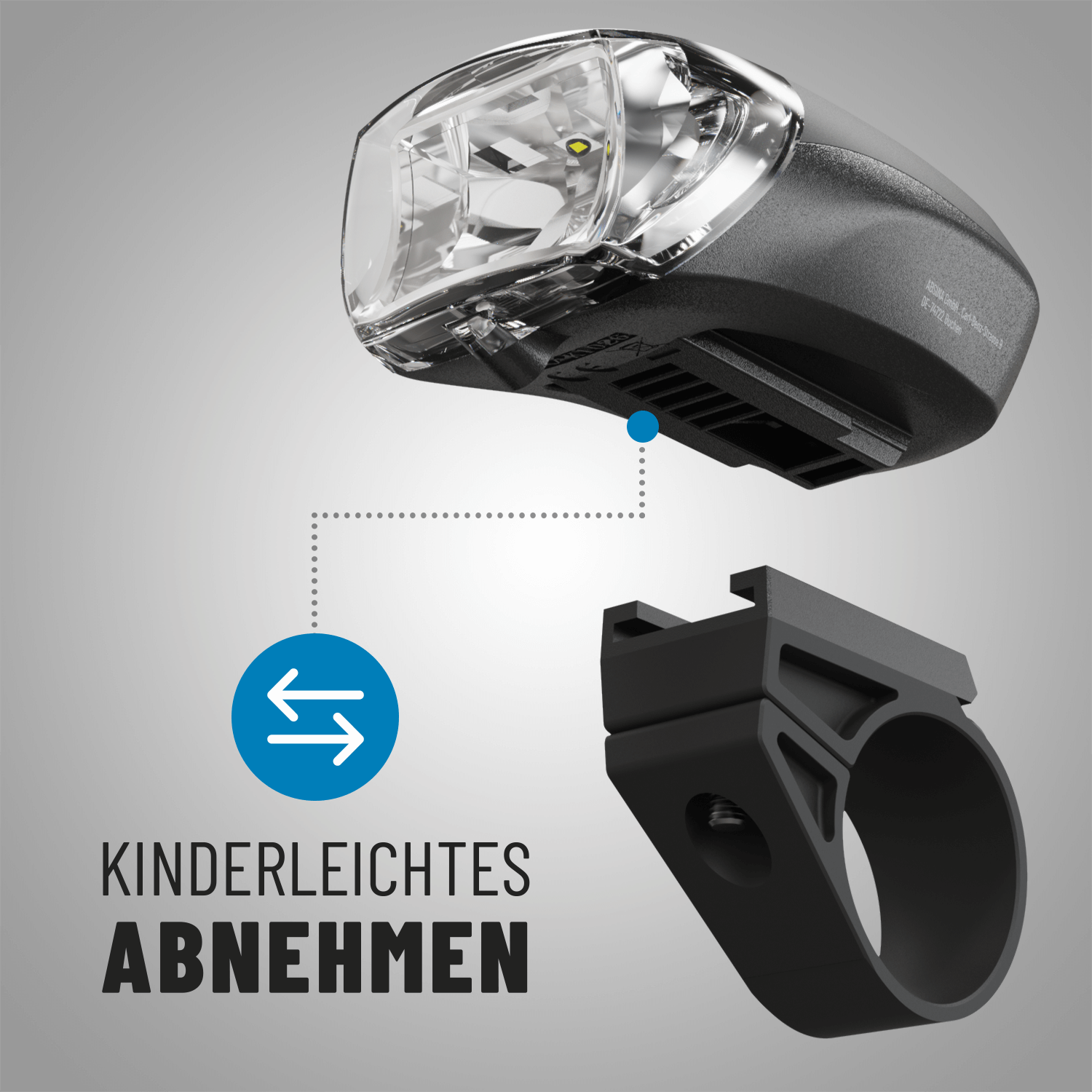 Fahrradlicht Set 50 Lux LED