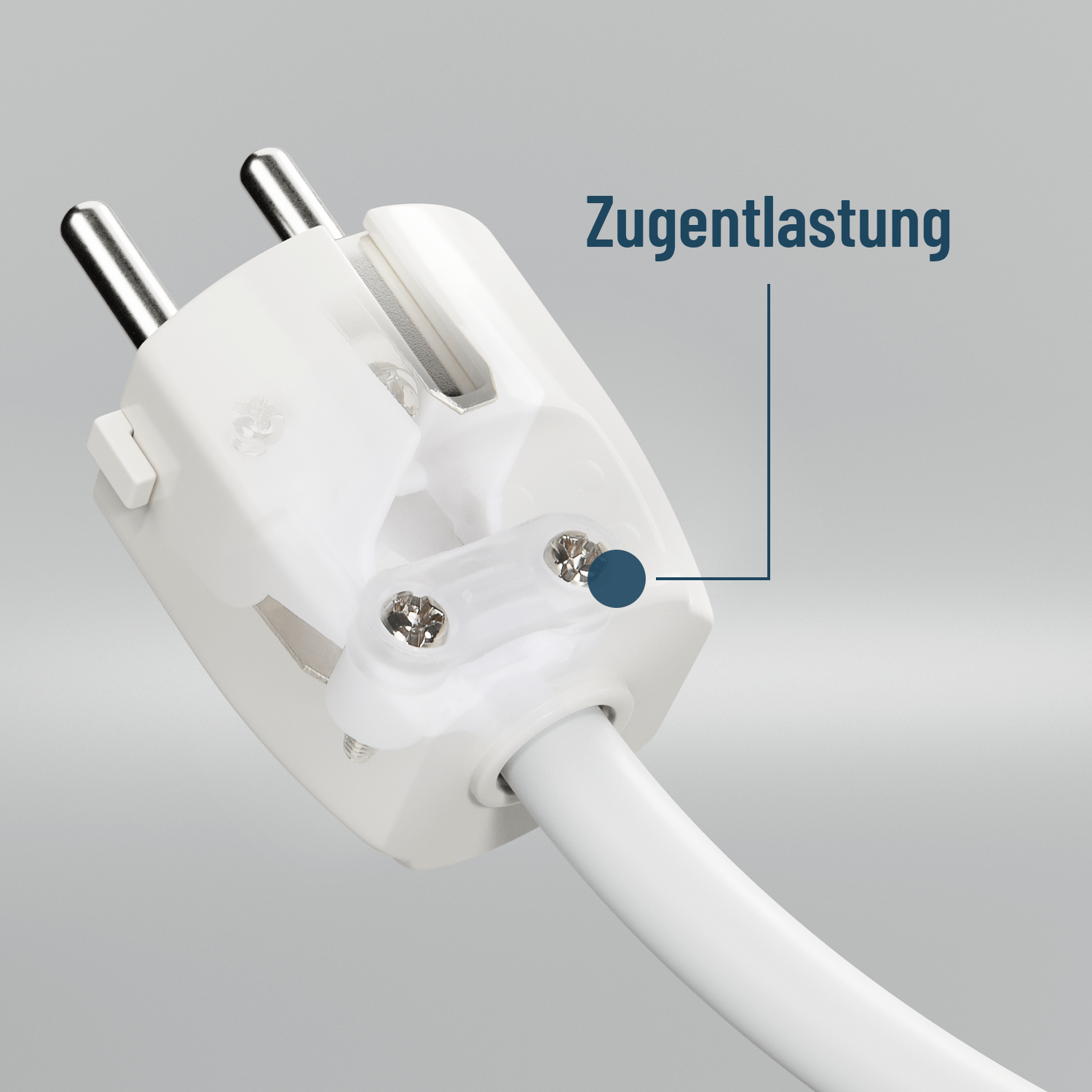 Schutzkontaktstecker & Kupplung weiß IP20