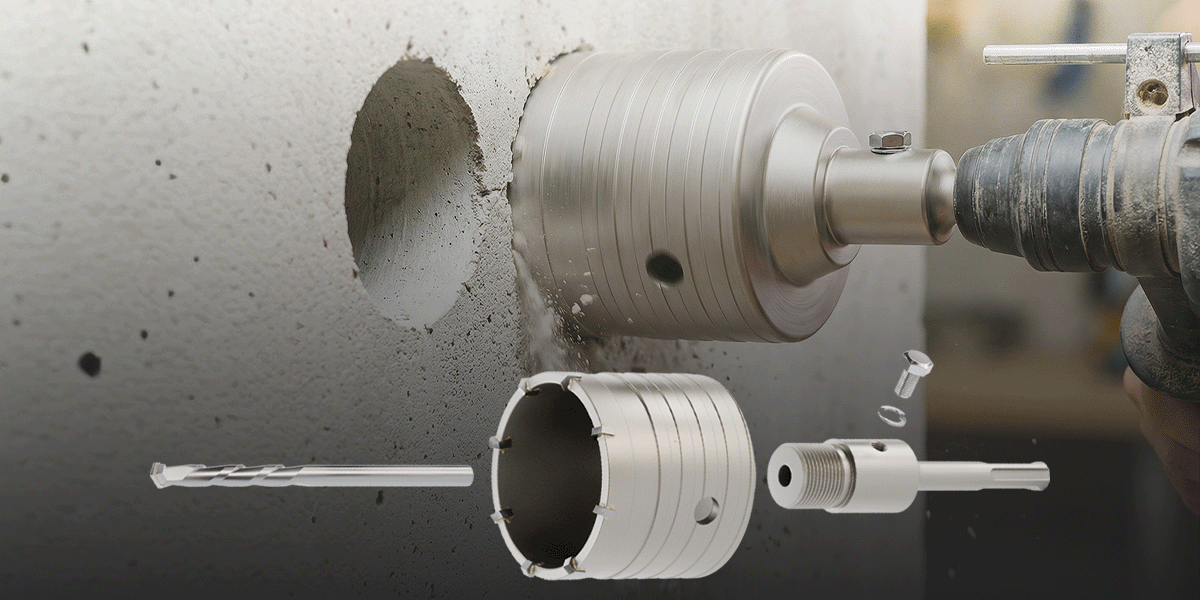 greate Bohrkrone mit Zentrierbohrer 101208