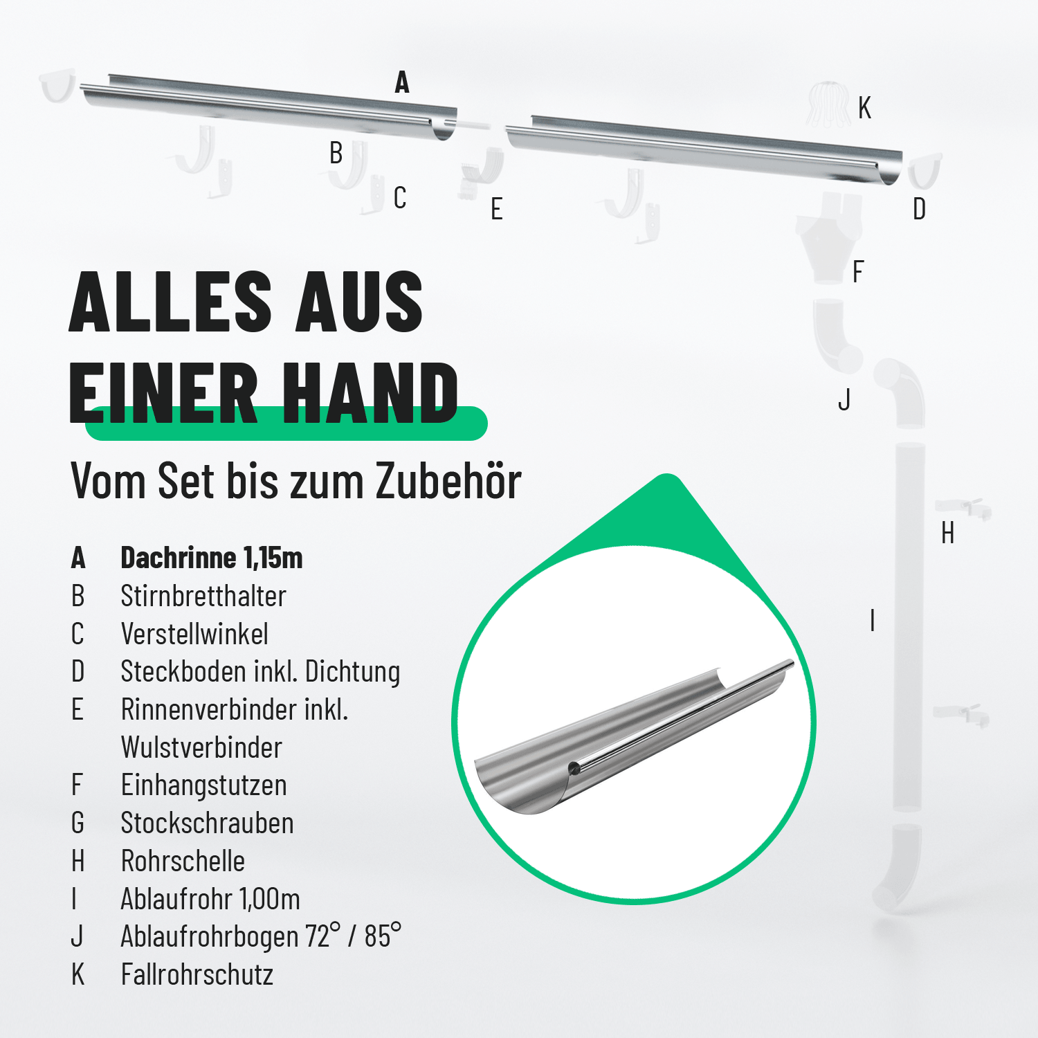 Dachrinne 333